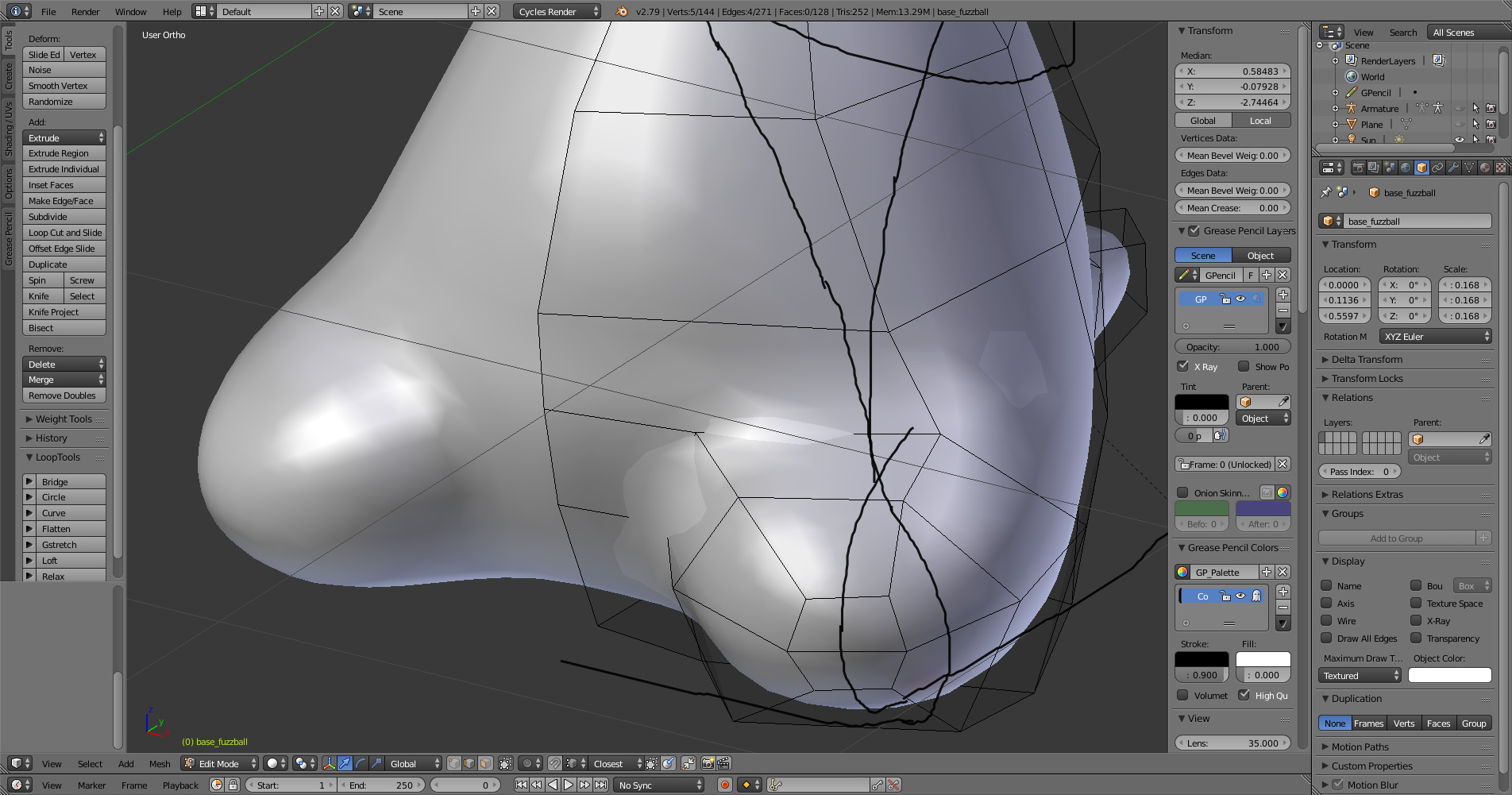 Problem with applying the Subdivision Modifier - Animation and Rigging ...