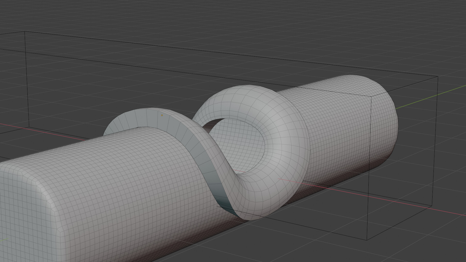 Boolean and bevel, with smooth shading, on a subdivision surface by ...