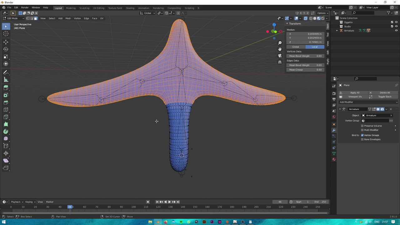 Cloth Rigging with automated weights Problem - Animation and Rigging ...