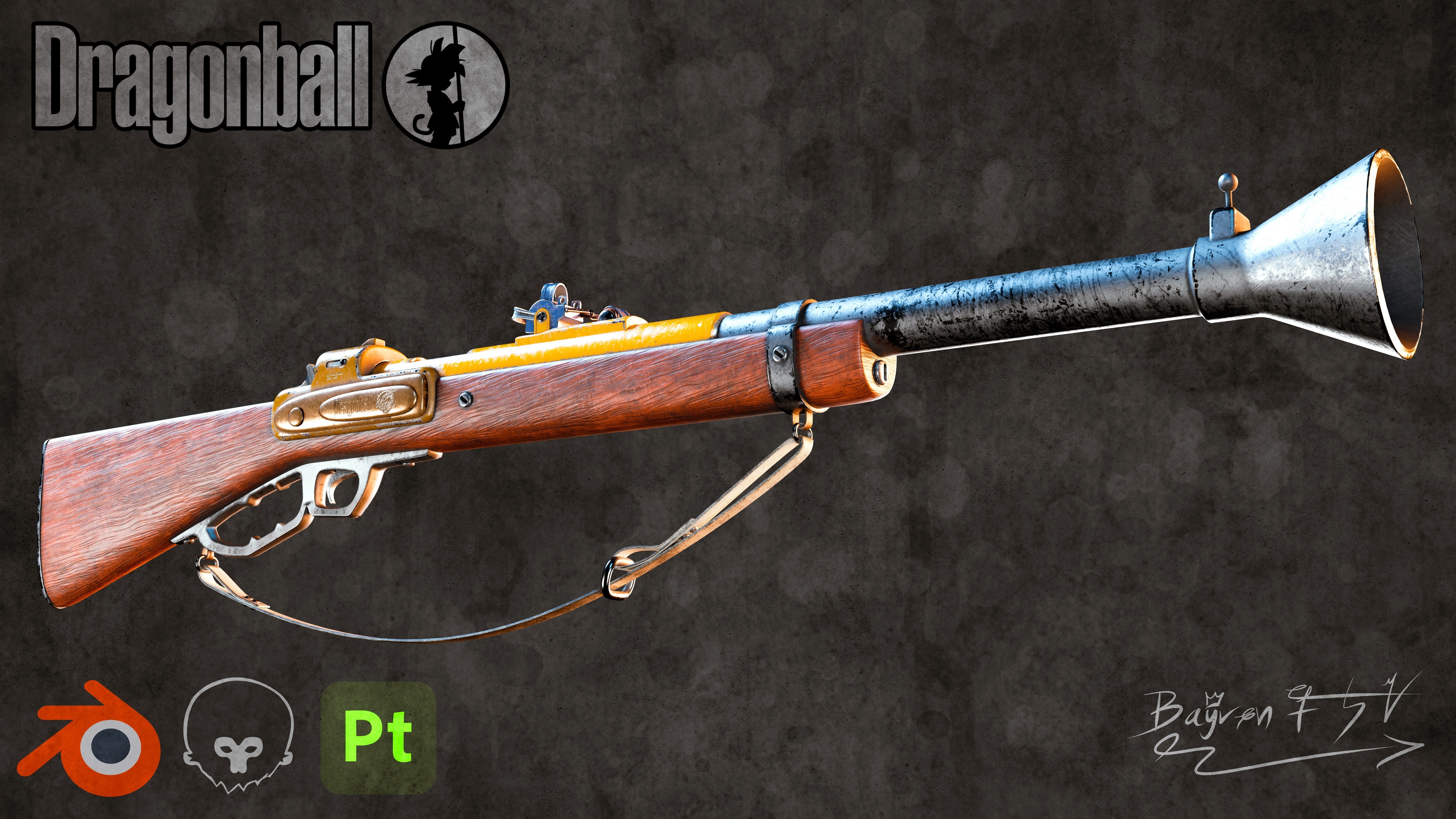 Bulma's Gun - Dragon Ball (Rifle/Musket Kakae Zutsu) - Finished ...