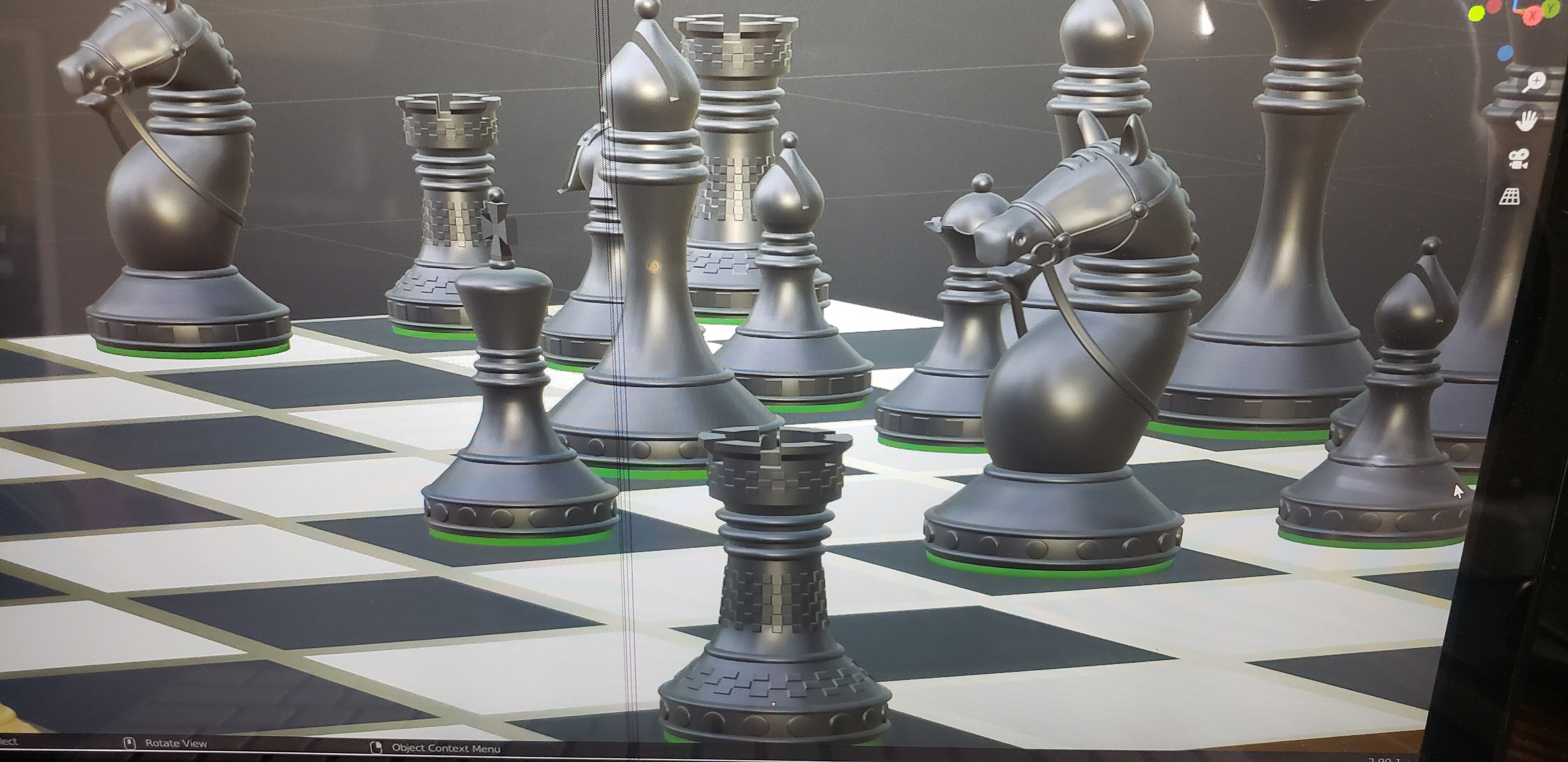 Modular Magnetic 3D Chessboard Design - Finished Projects - Blender ...