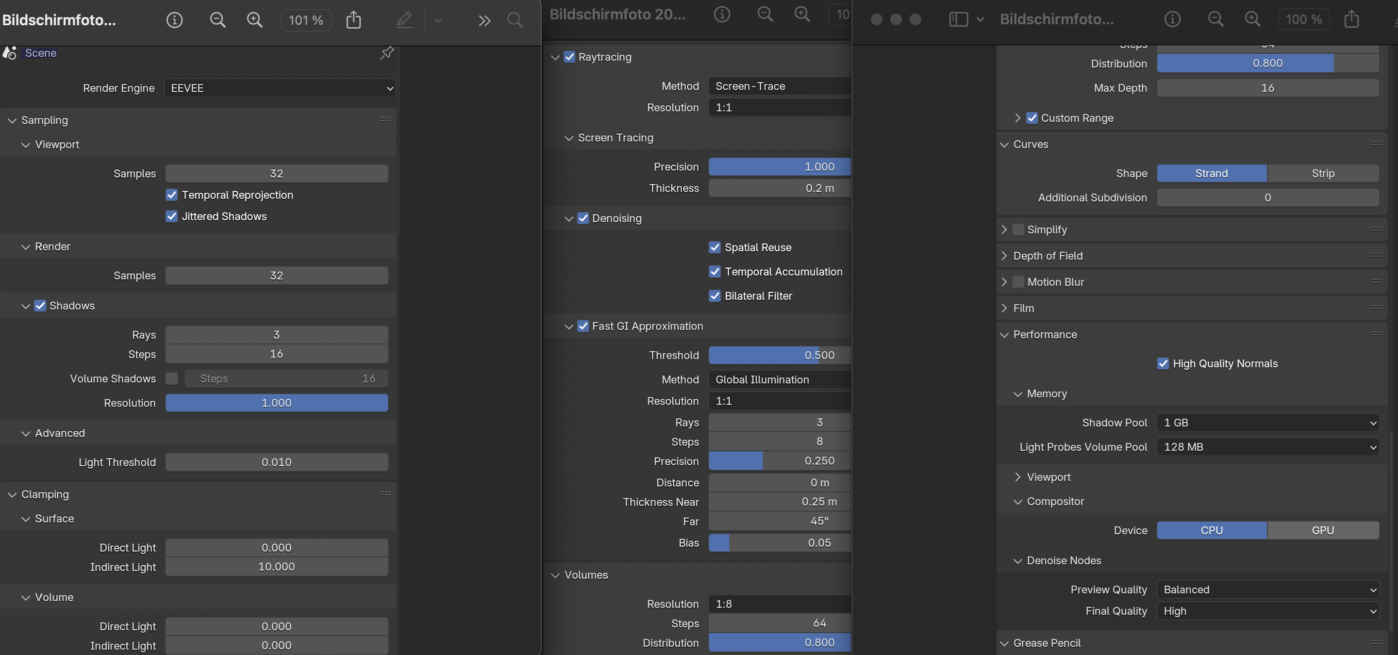 Shadow issues in 4.4.3 EEVEE - Lighting and Rendering - Blender Artists ...