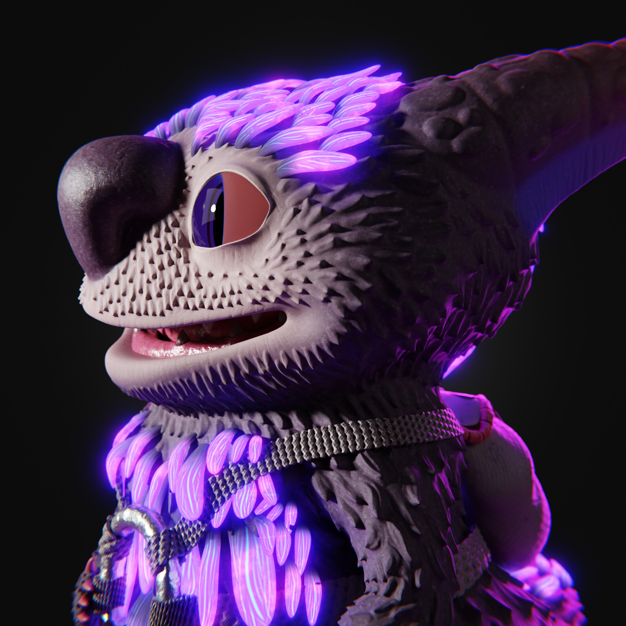 Purple cute creature - Finished Projects - Blender Artists Community