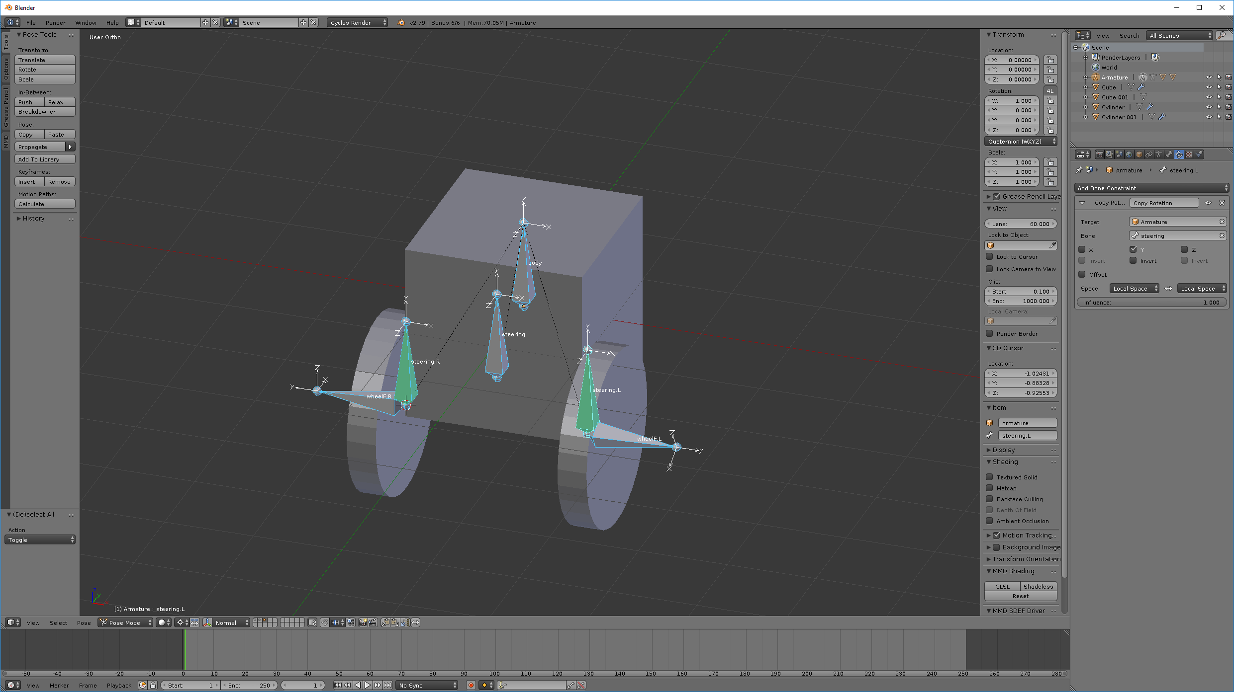 How to change the direction of car wheels? - Animation and Rigging ...