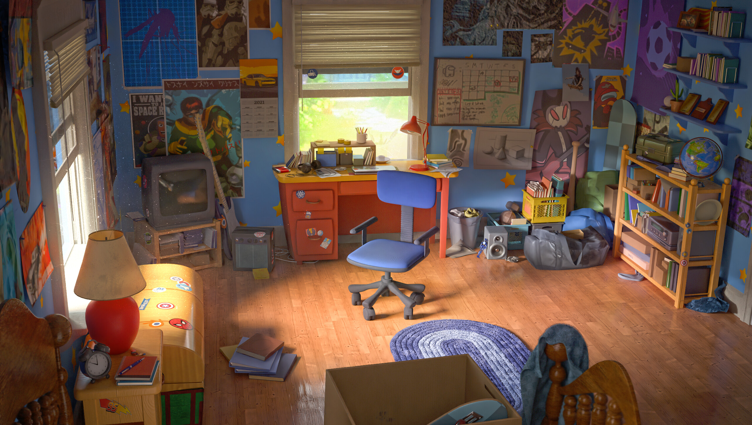 Toy Story Andy's Bedroom