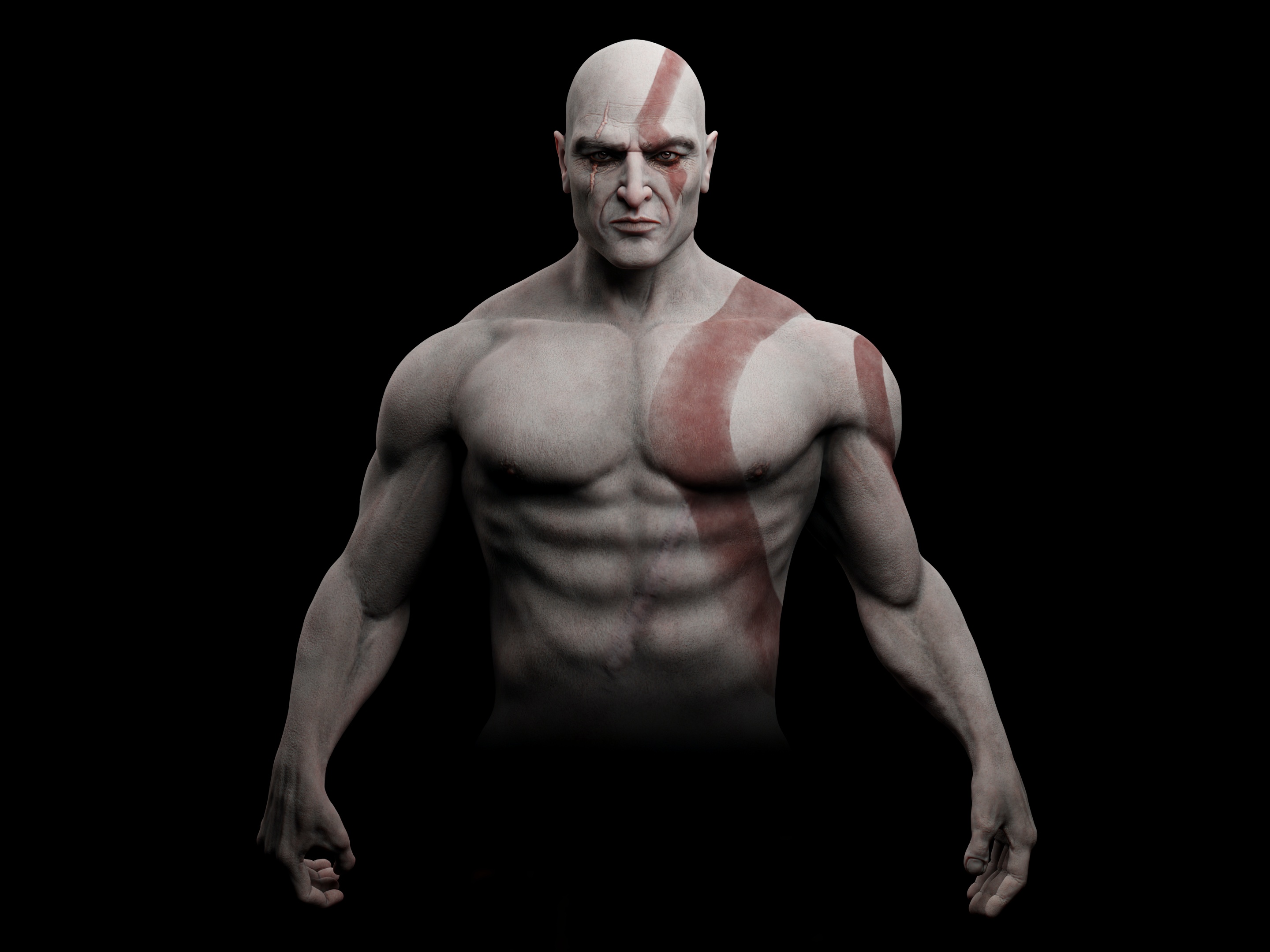 Kratos God Of War 4 Wip Works In Progress Blender Artists Community