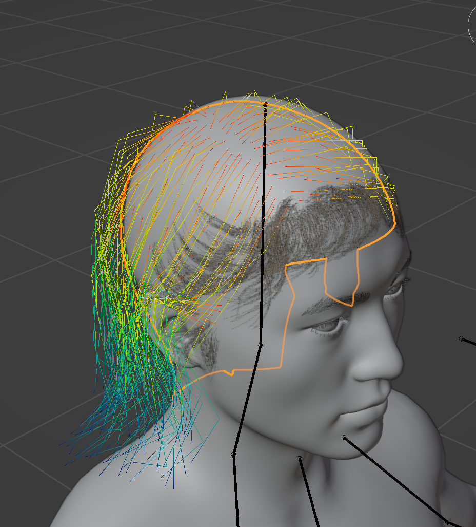 Hair Dynamics Automatic Weight - Particles and Physics Simulations ...