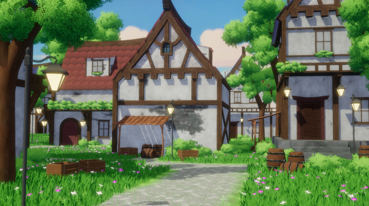 Stylized 3D Modular Environment Concept Art - Finished Projects ...