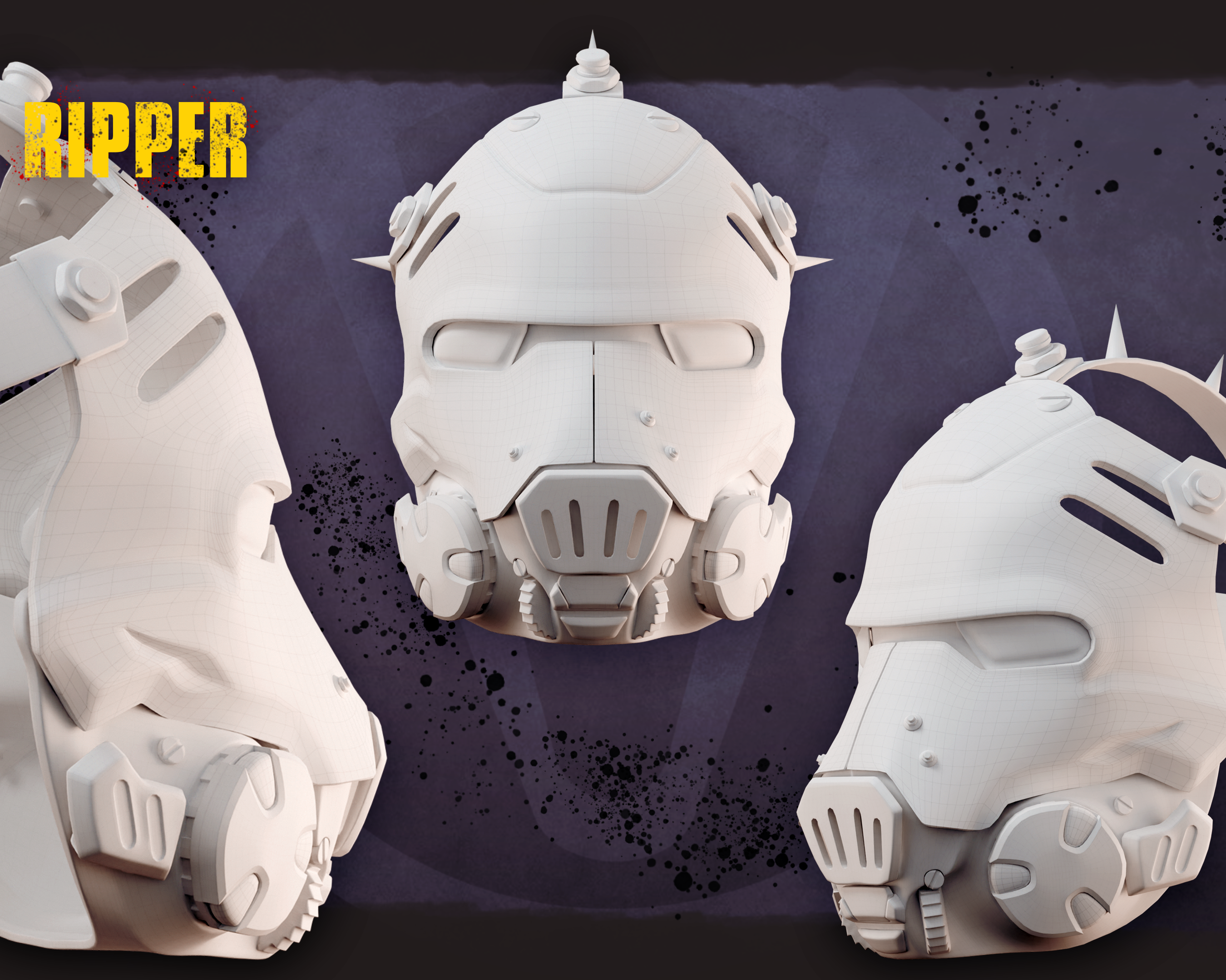 Borderlands 4 Ripper Psycho Mask - Blender - Finished Projects ...
