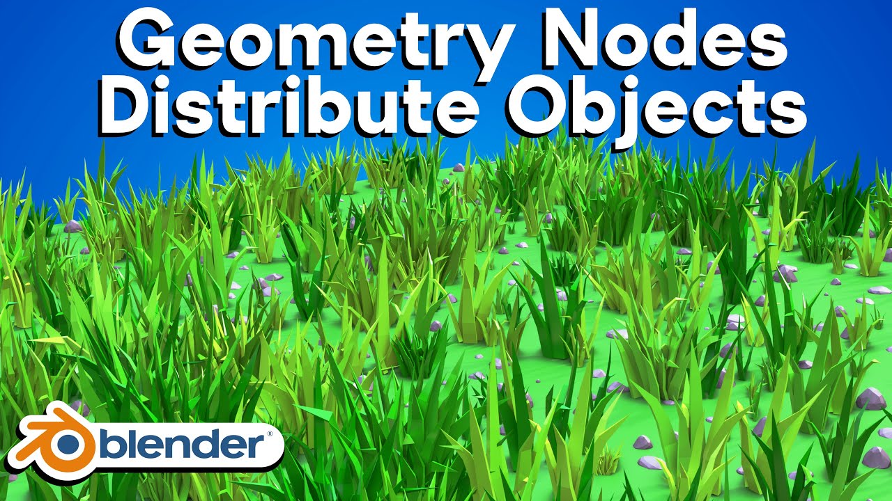 Distribute Objects Using Weight Paint-Geometry Nodes (Blender Tutorial ...