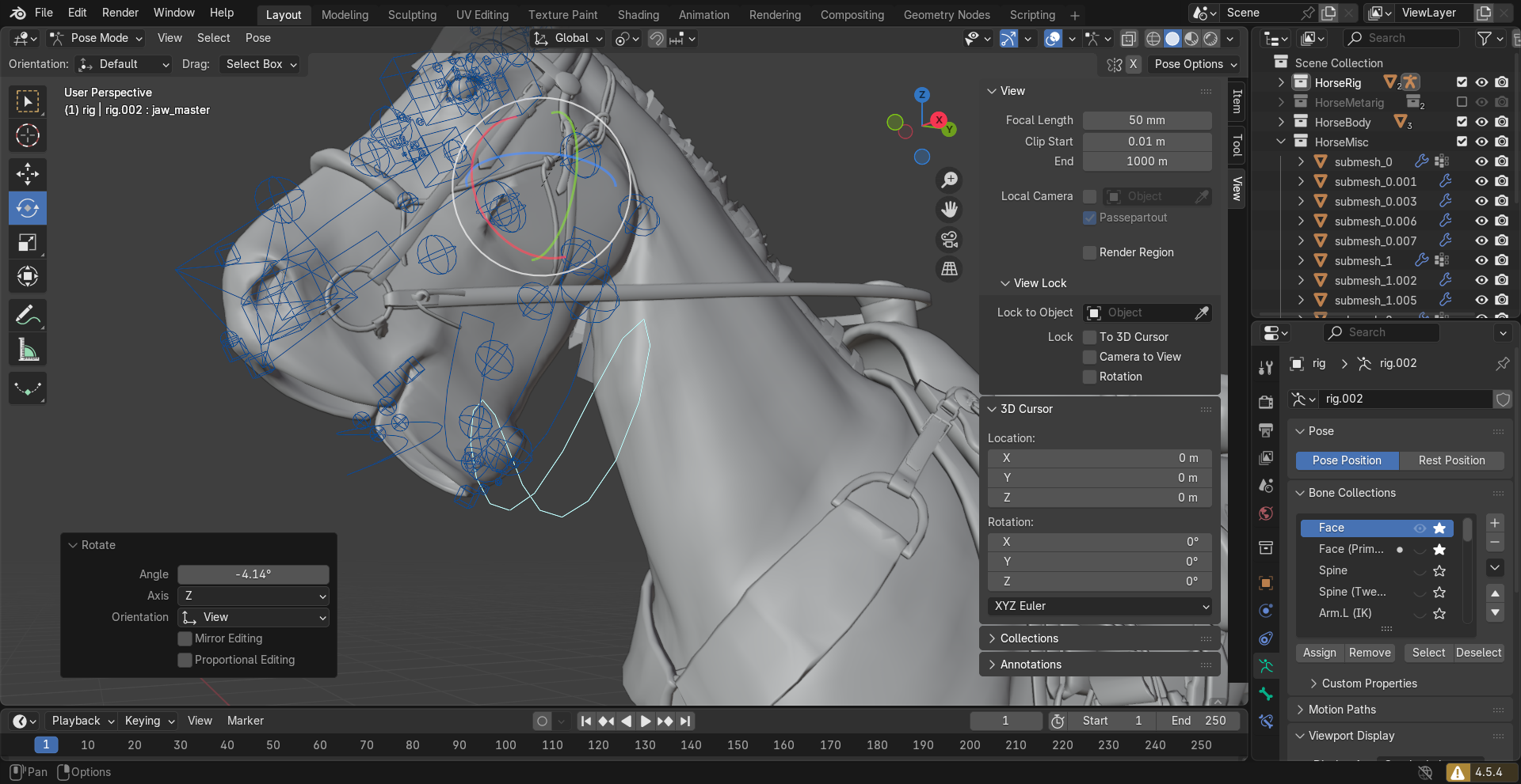 Horse rigify rigging critique - Animation and Rigging - Blender Artists ...