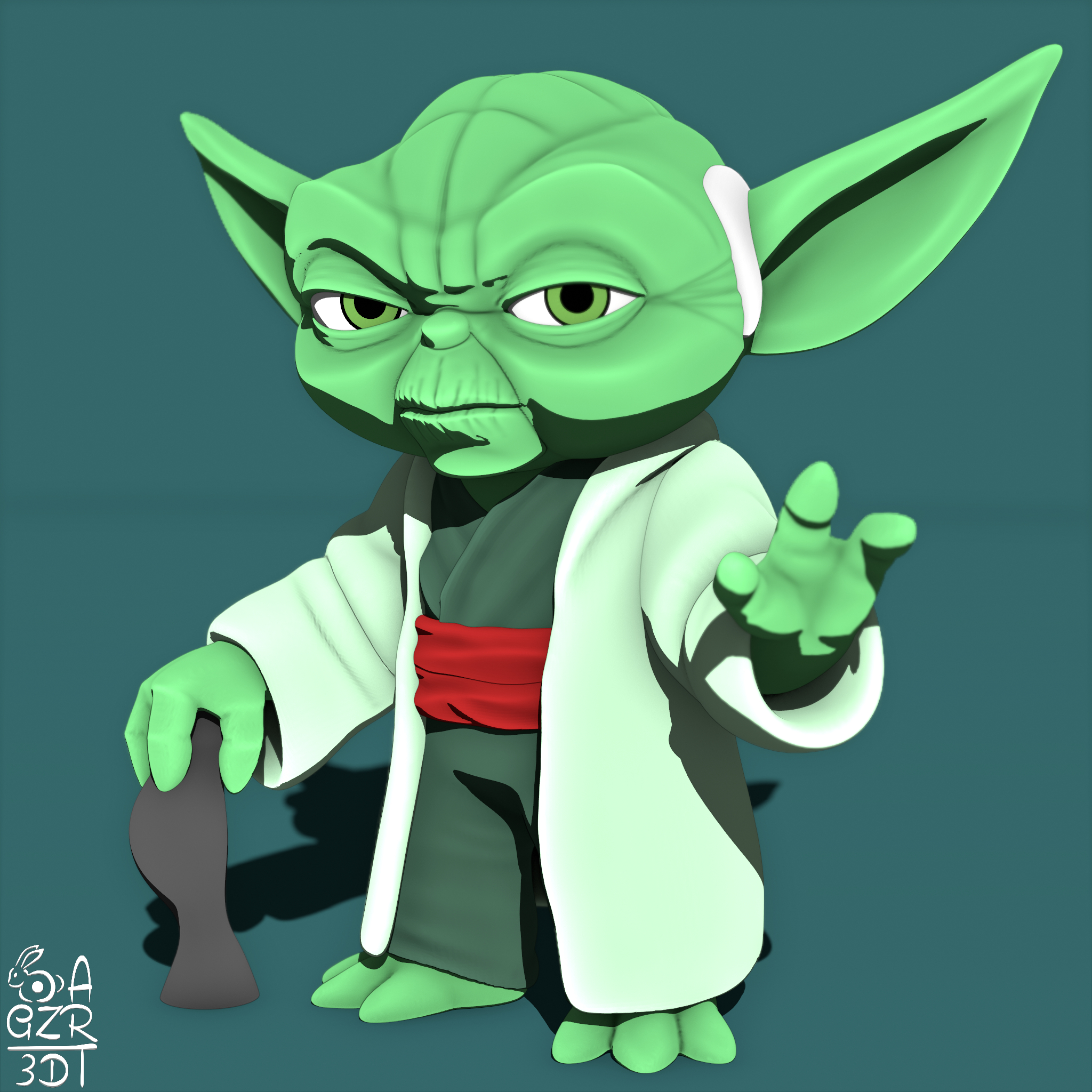 Master Yoda - Stylized - Finished Projects - Blender Artists Community