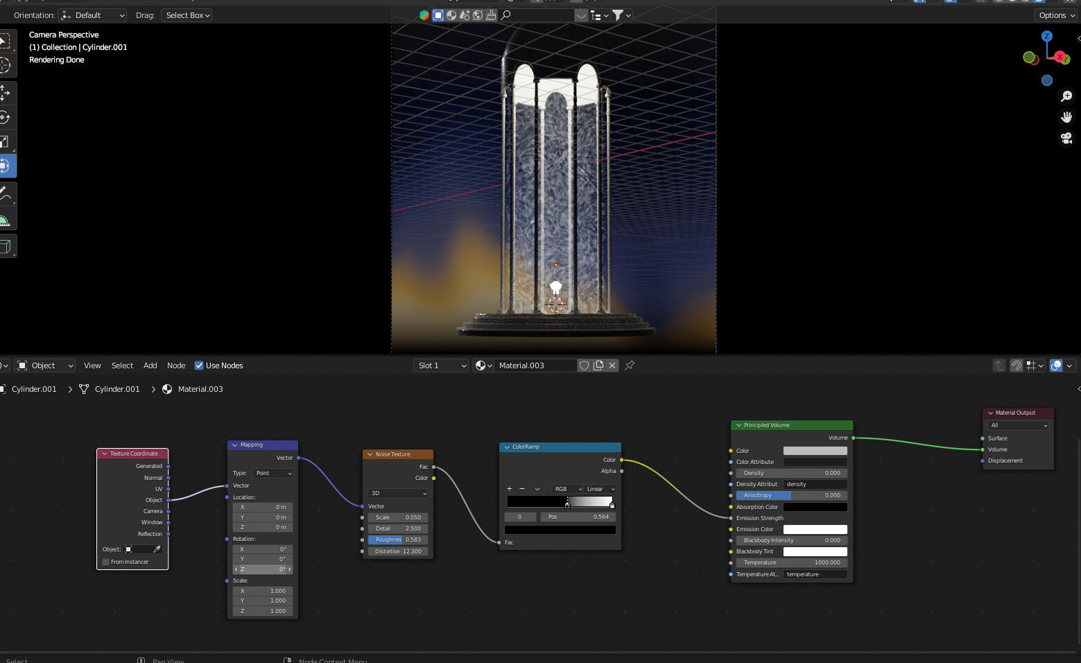 Adding 'fall-off' on a volume shader - Materials and Textures - Blender ...