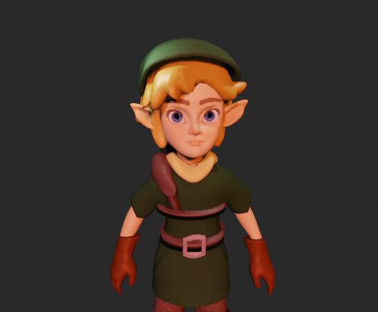 Link from the Legend of Zelda - Finished Projects - Blender Artists  Community