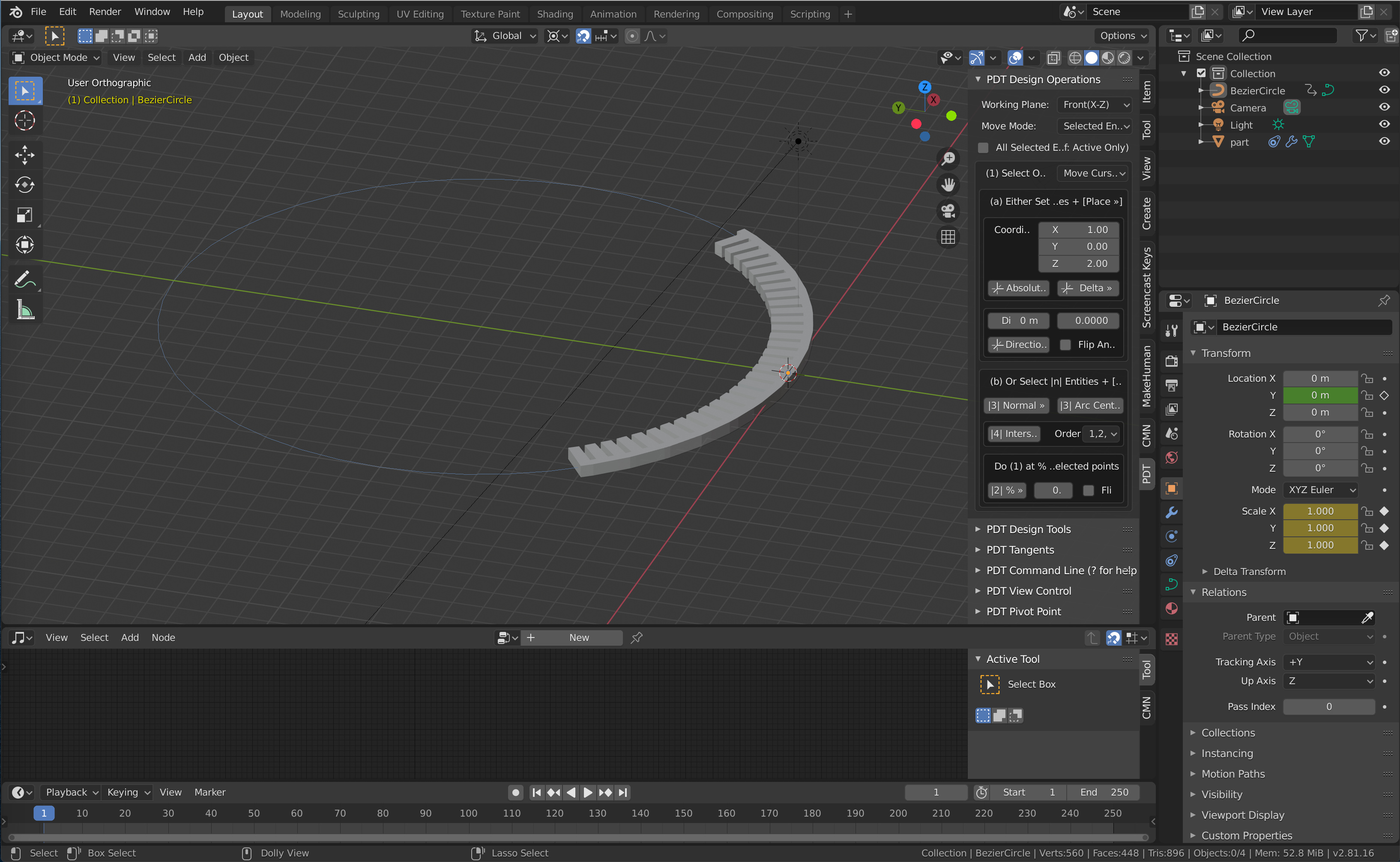 Blender Animation Arcs