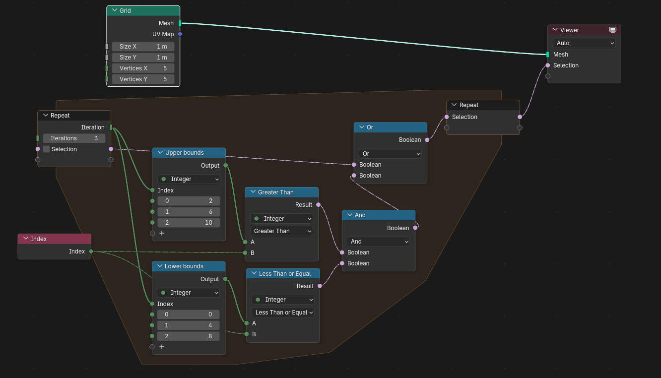 Comparing two lists with geometry nodes - Basics & Interface - Blender ...