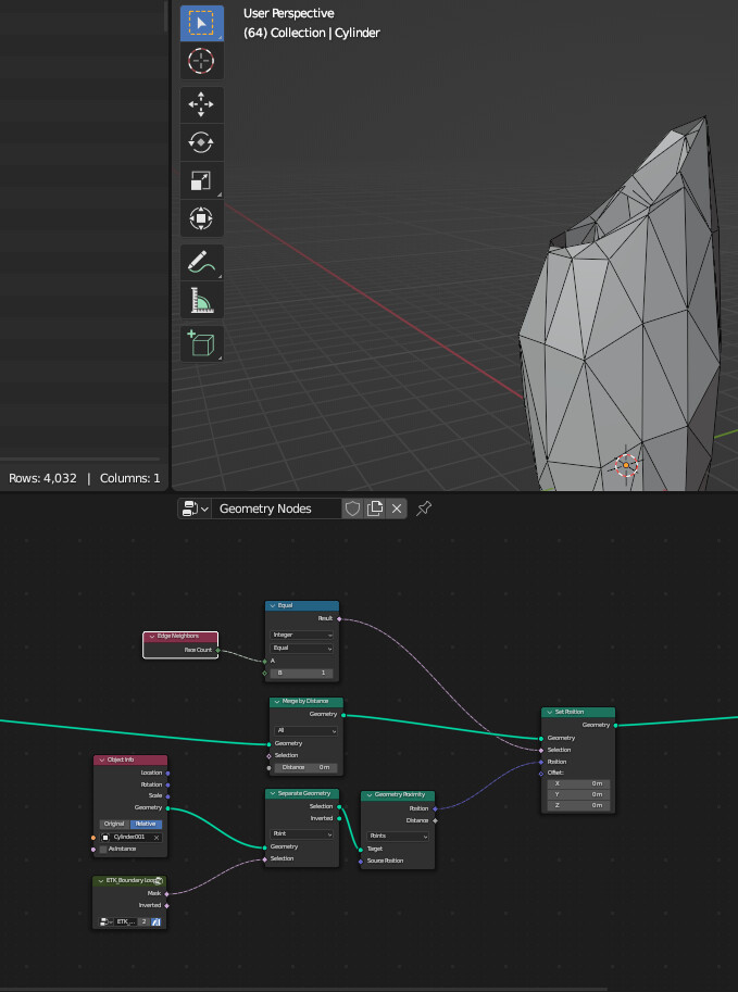 Weird behaviour of edges neighbors nodes - Modeling - Blender Artists ...