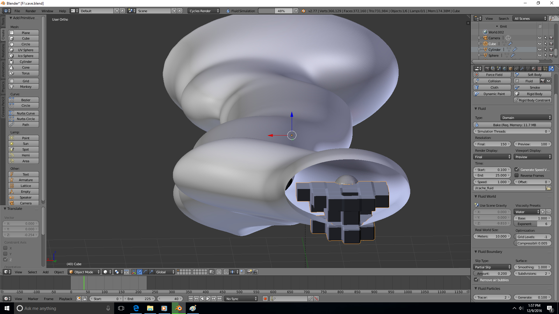 Weird acting water - Particles and Physics Simulations - Blender ...