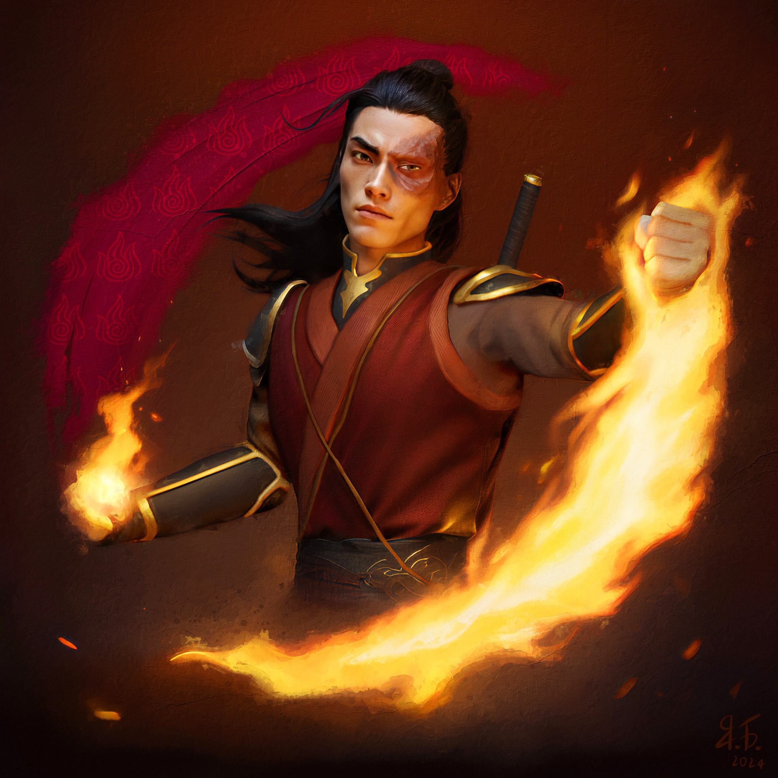 Adult Fire Lord Zuko - Finished Projects - Blender Artists Community