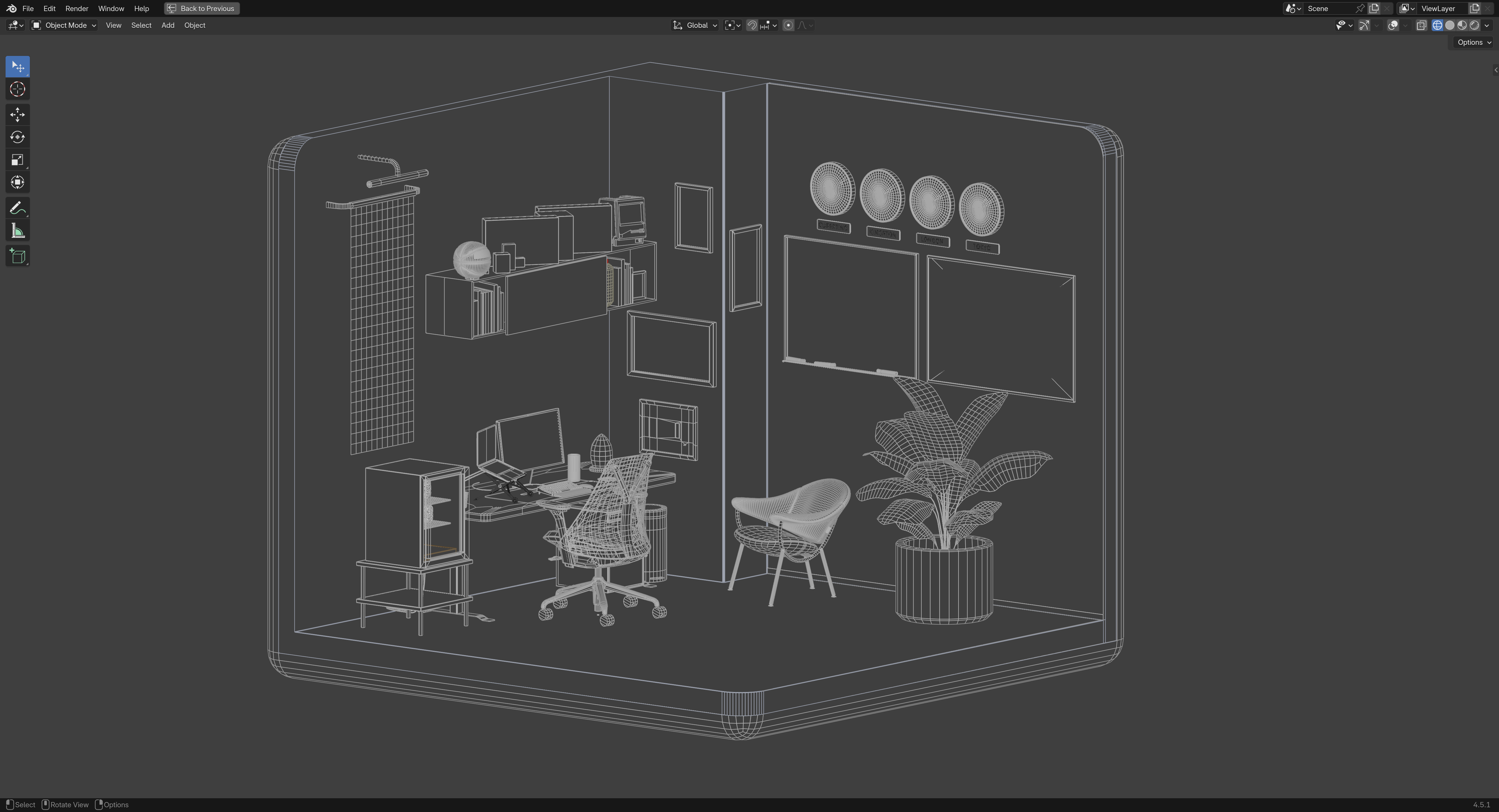 Stylized Workspace Study - Digital Product Design Office Interior ...