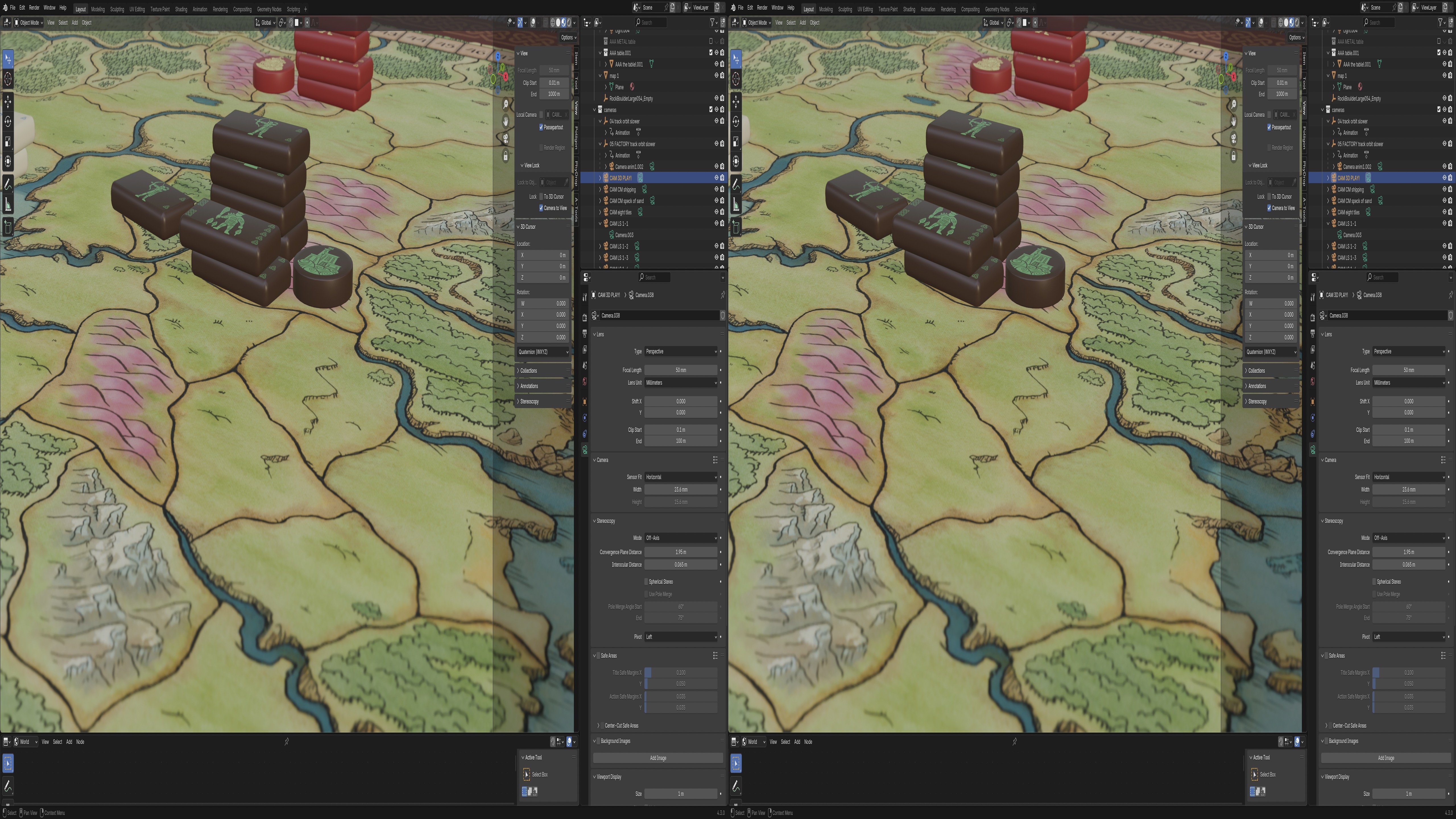 Is it possible to use a stereoscopic view with Rendered viewport ...