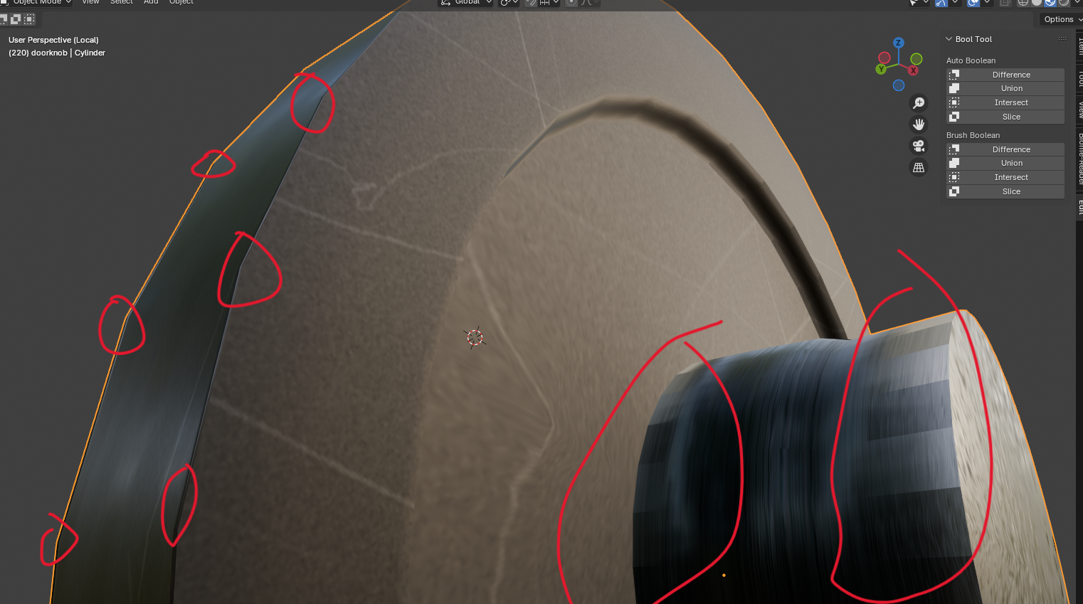 I tried to use subdivision to get rid of sharp edge and surface but it ...