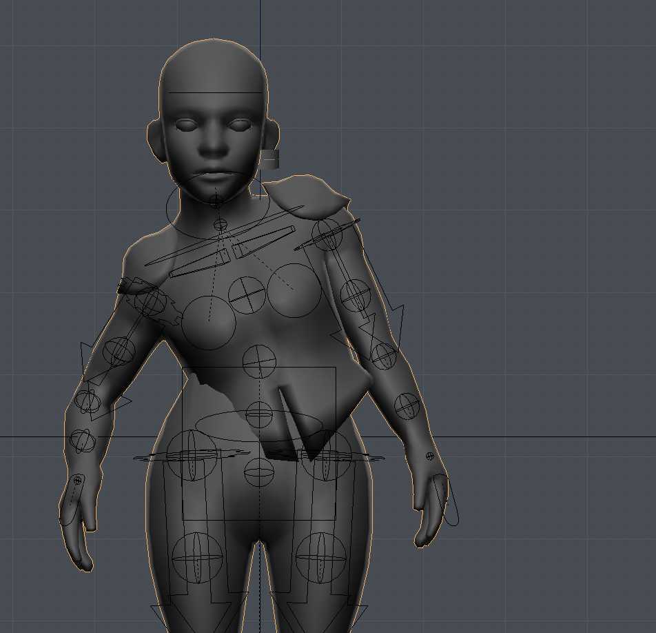 Skinning a rigify rig on separated model - Animation and Rigging ...