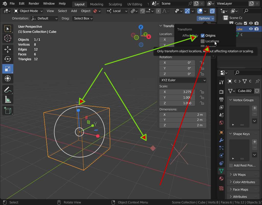 4.2.4: Cannot scale in Object mode - Modeling - Blender Artists Community