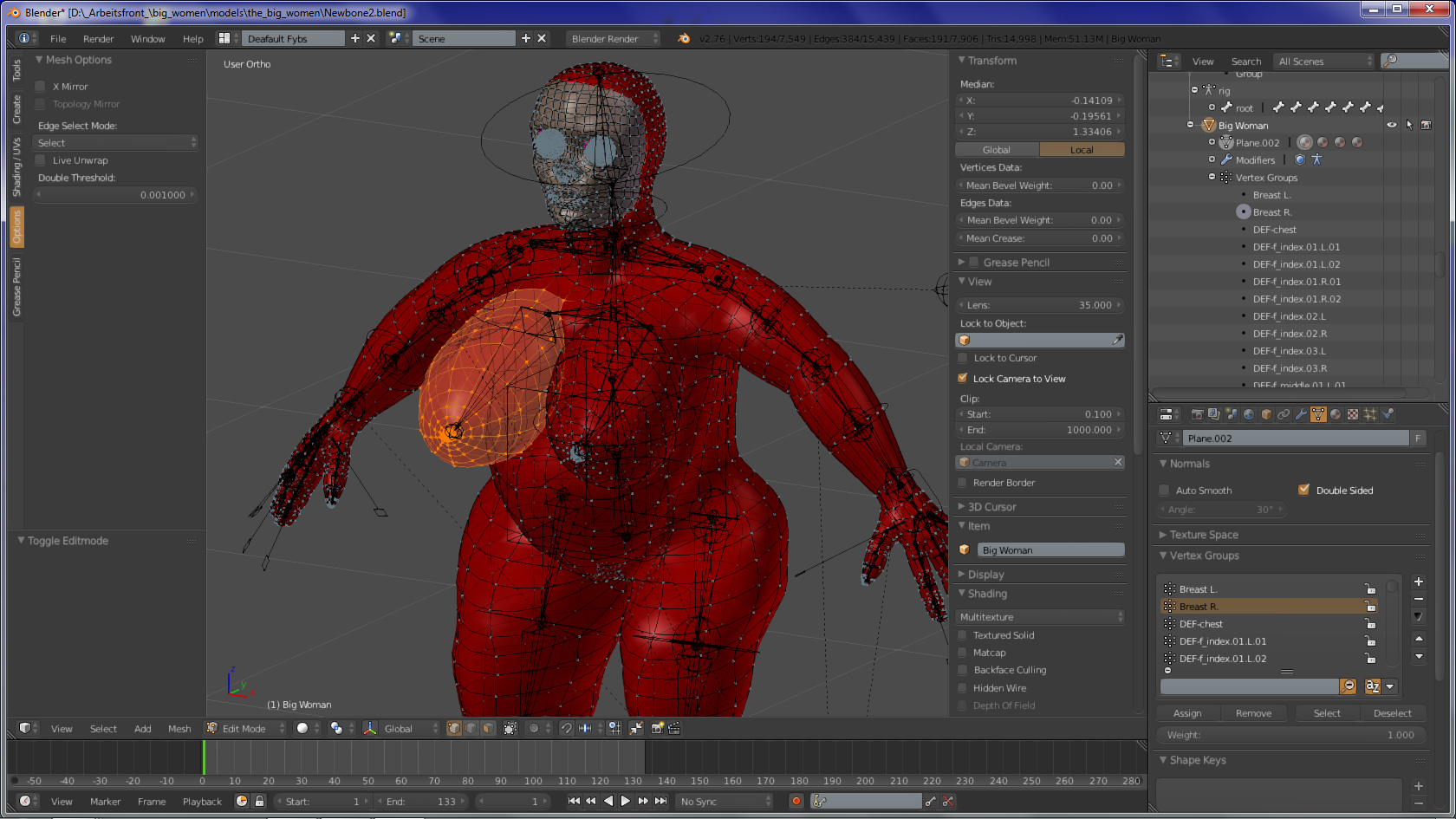 Adding bones and weight to rigify armature while already animating ...