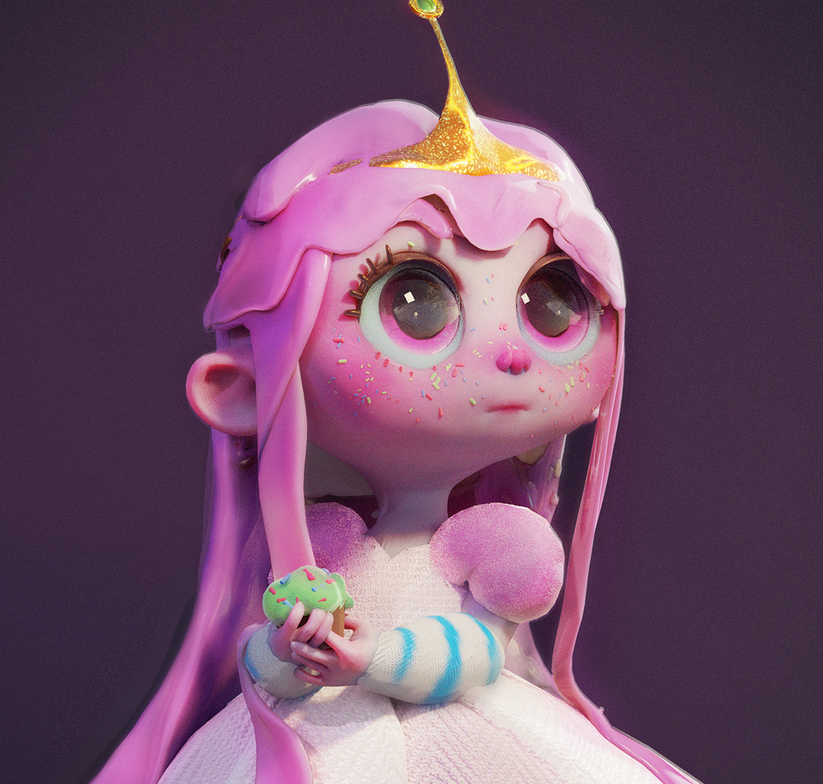 Princess Bubblegum - Fanart - Finished Projects - Blender Community
