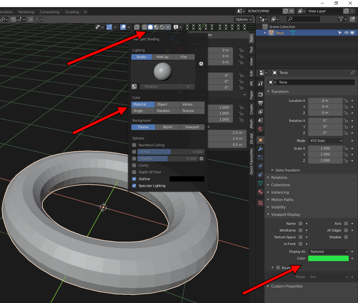 "Material" option in Solid View mode? - Basics & Interface - Blender ...