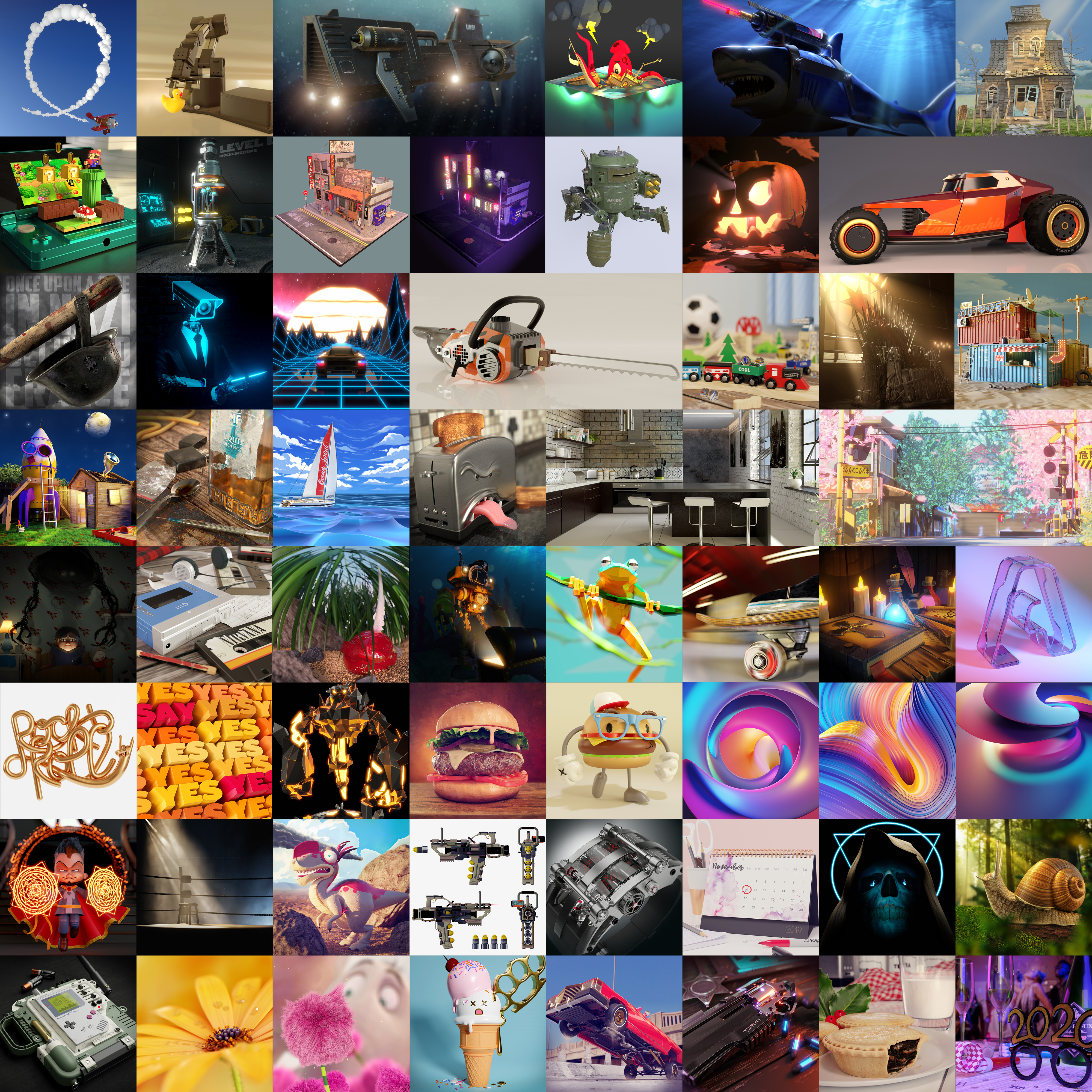 My Year in Blender - Finished Projects - Blender Artists Community