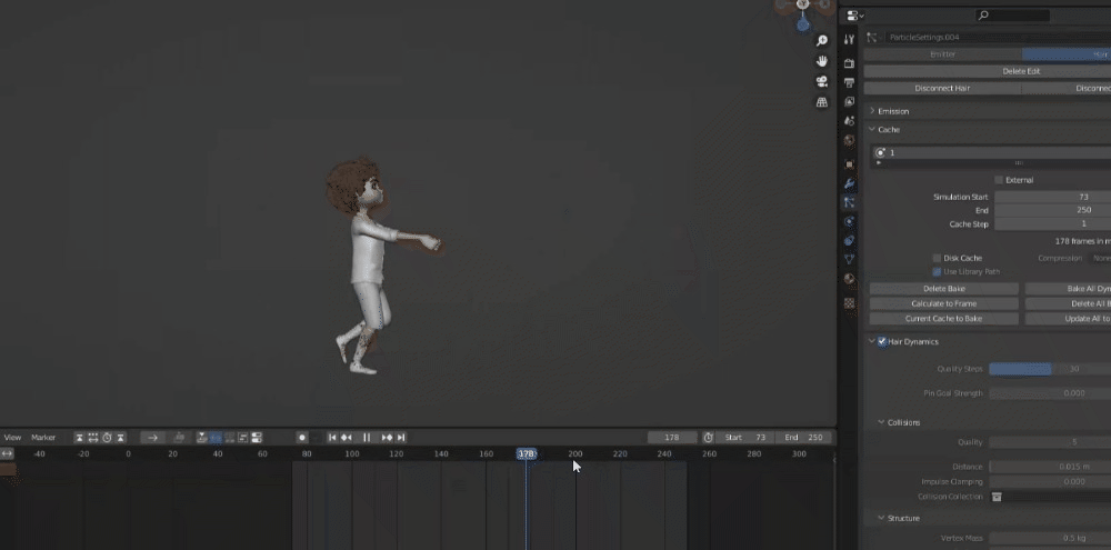 Hair dynamics - Particles and Physics Simulations - Blender Artists ...