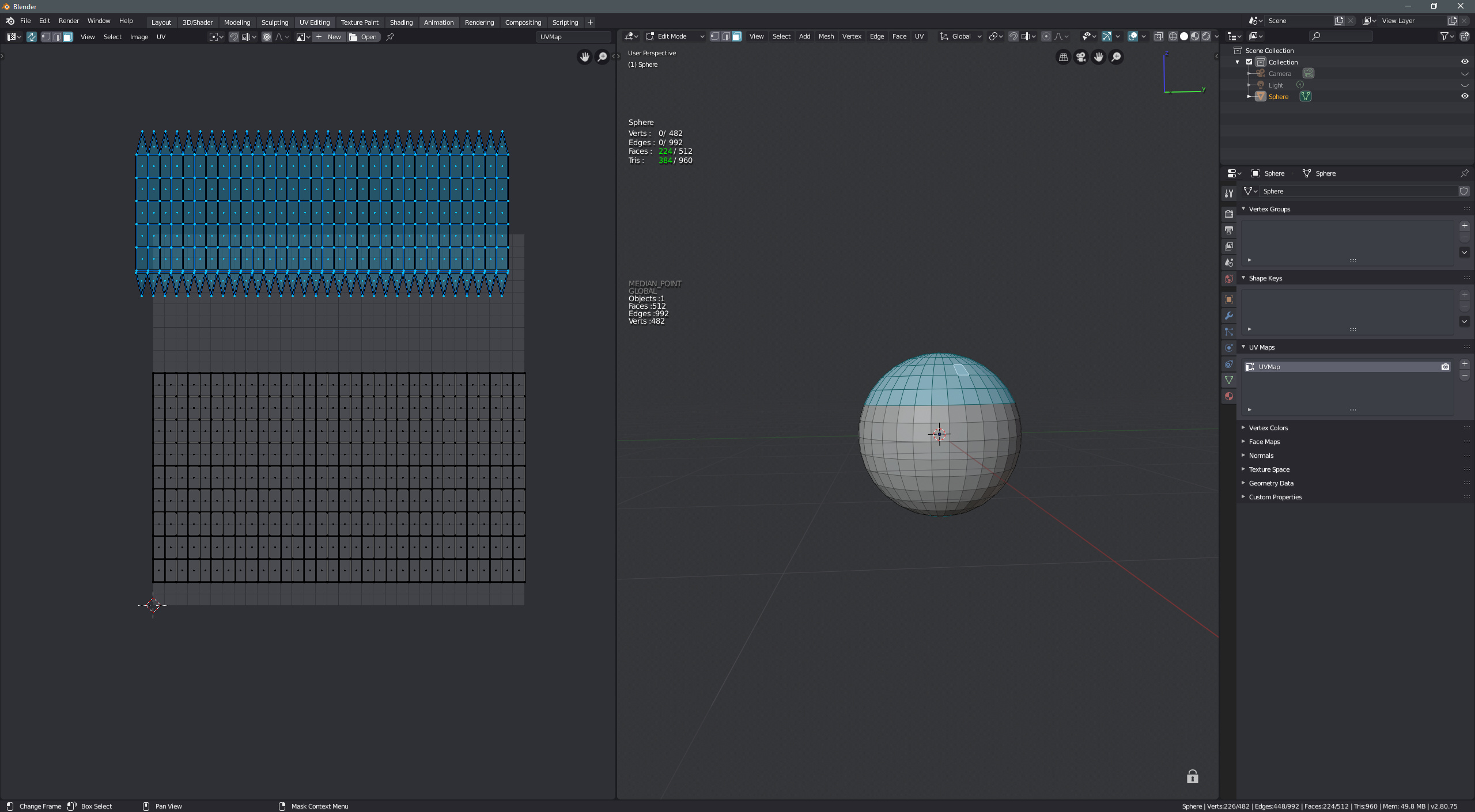 Delete selected UV's - Materials and Textures - Blender Artists Community