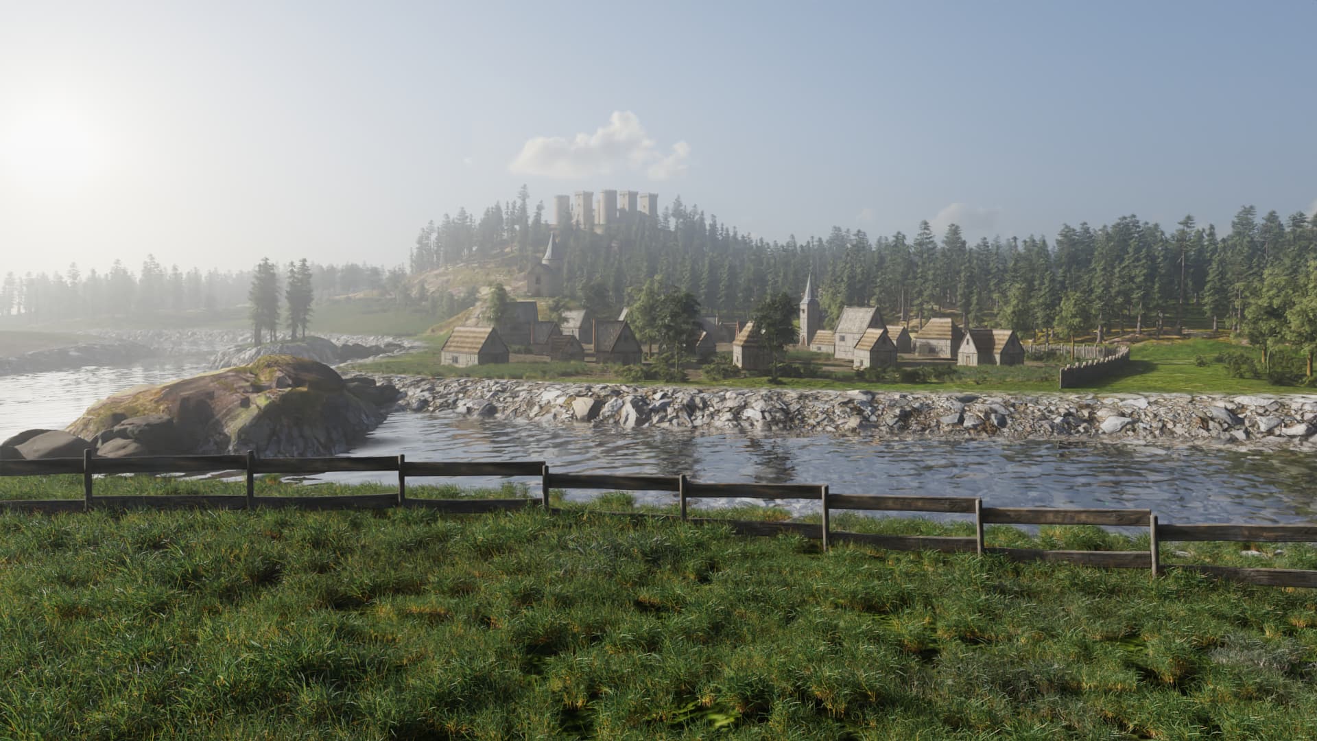 Hills and village - Finished Projects - Blender Artists Community