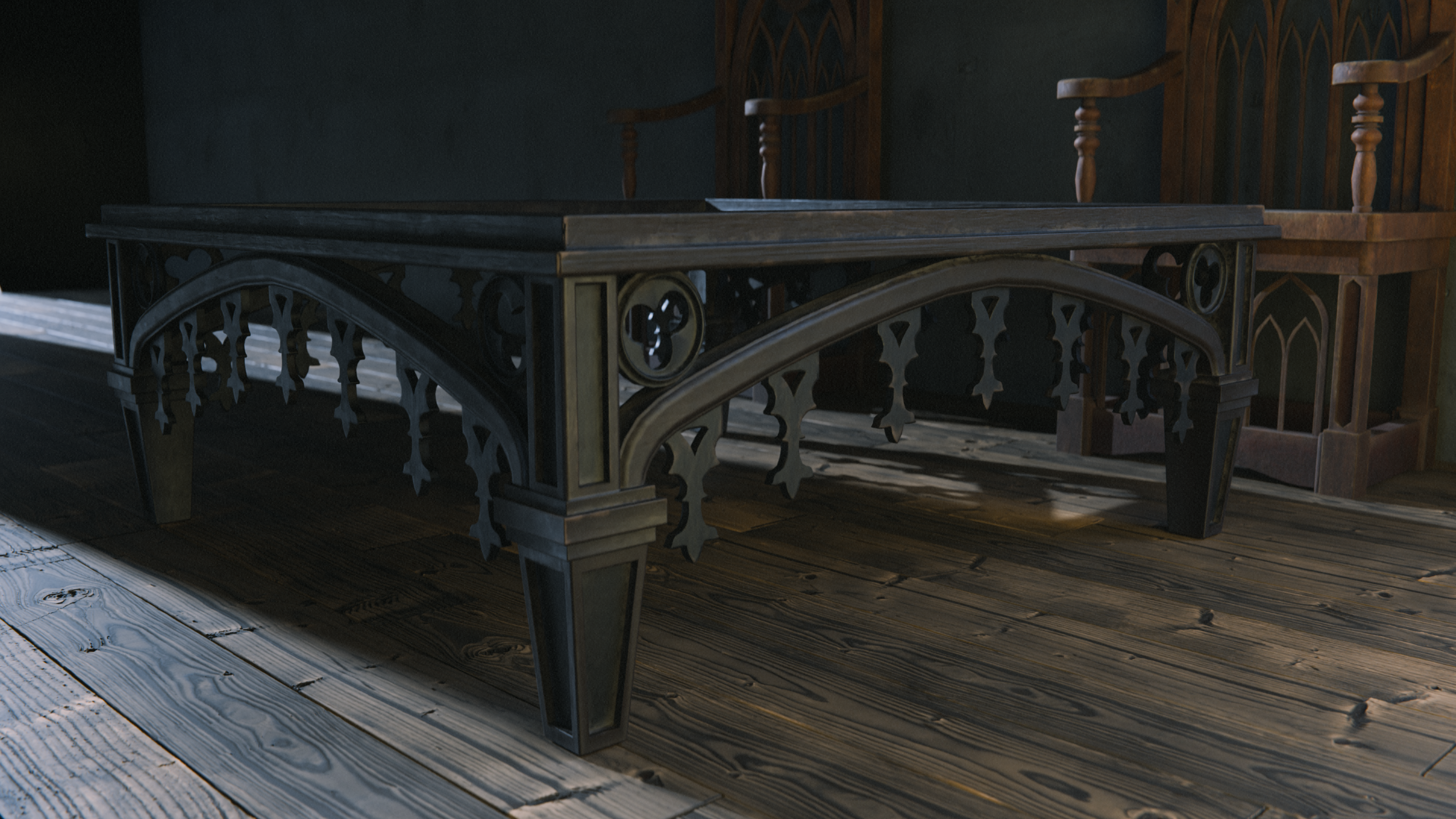 Gothic Table - Finished Projects - Blender Artists Community