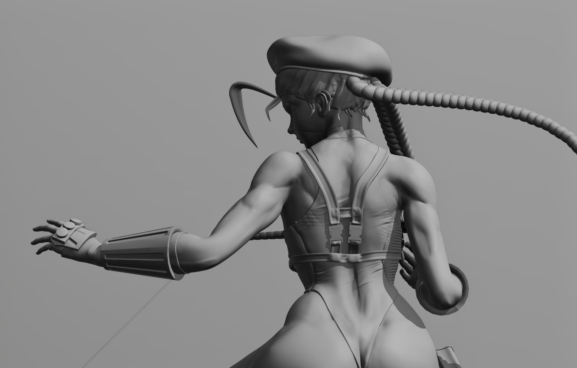 Cammy From Street Fighter💛 - Finished Projects - Blender Artists Community