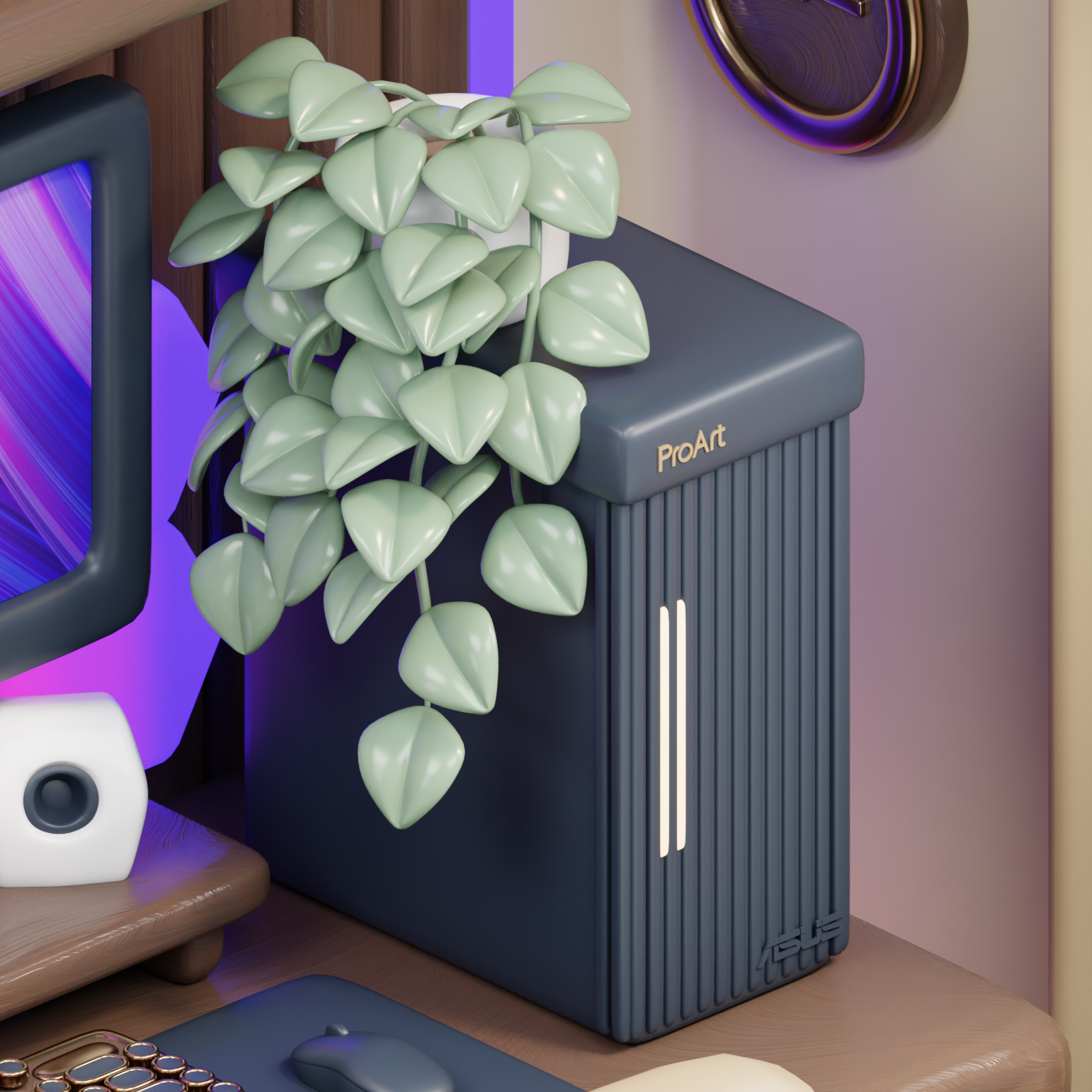 ProArt Desk Setup - Finished Projects - Blender Artists Community