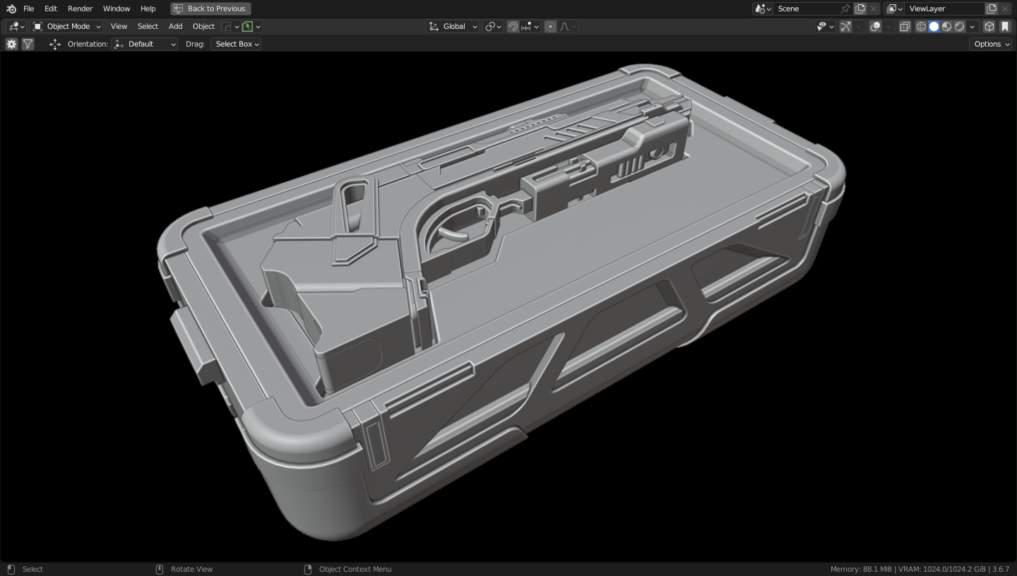 Fluent gun inspired by Death Game (Korean series) - Works in Progress -  Blender Artists Community