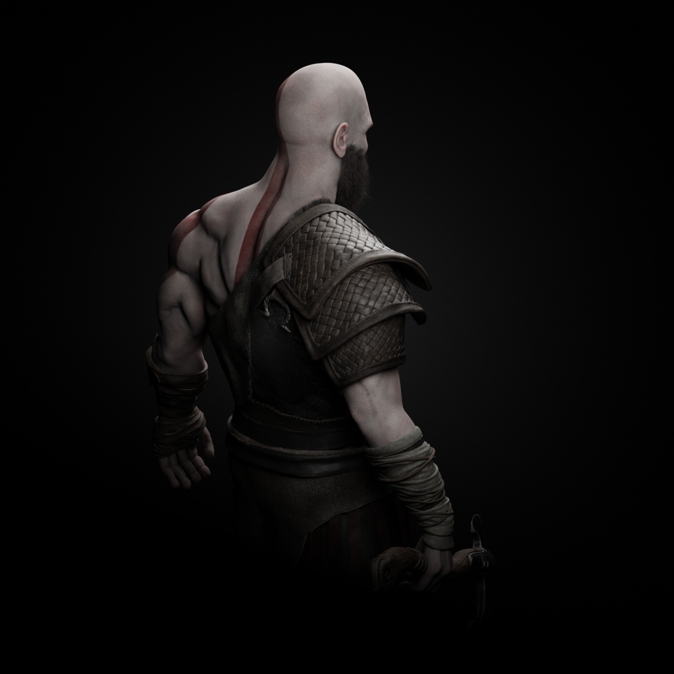 Kratos  God of War 4 - Finished Projects - Blender Artists Community