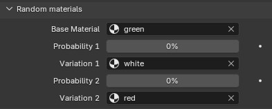 Applying materials based on probability using Geometry Nodes ...