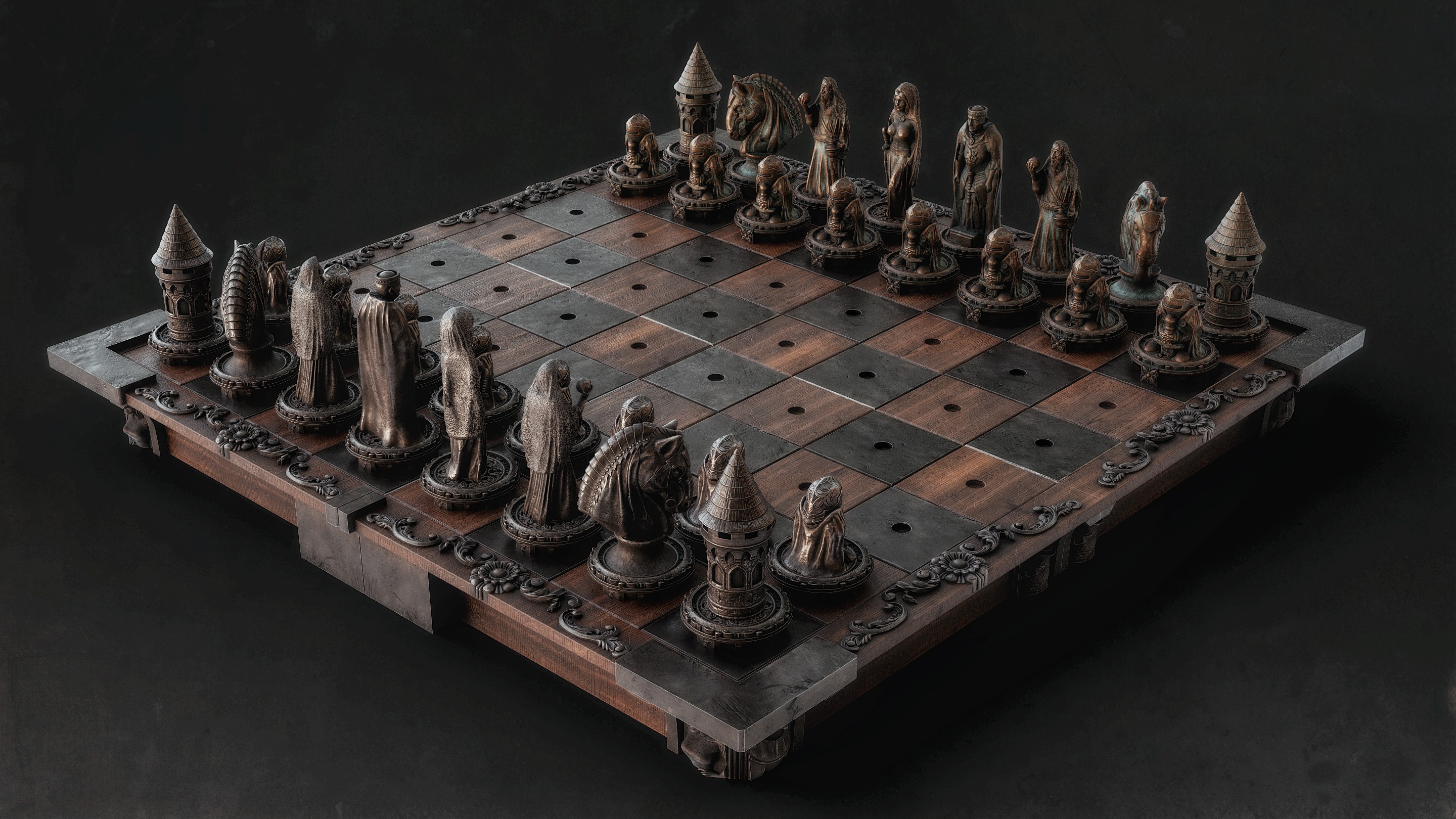 ArtStation - Chess Set