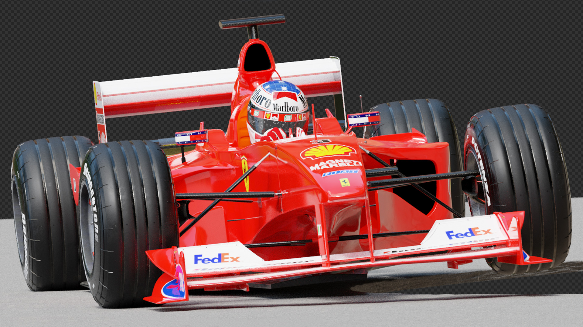 Formula One 2001 Grand Prix in Imola Werbetruck Sattelzug 4