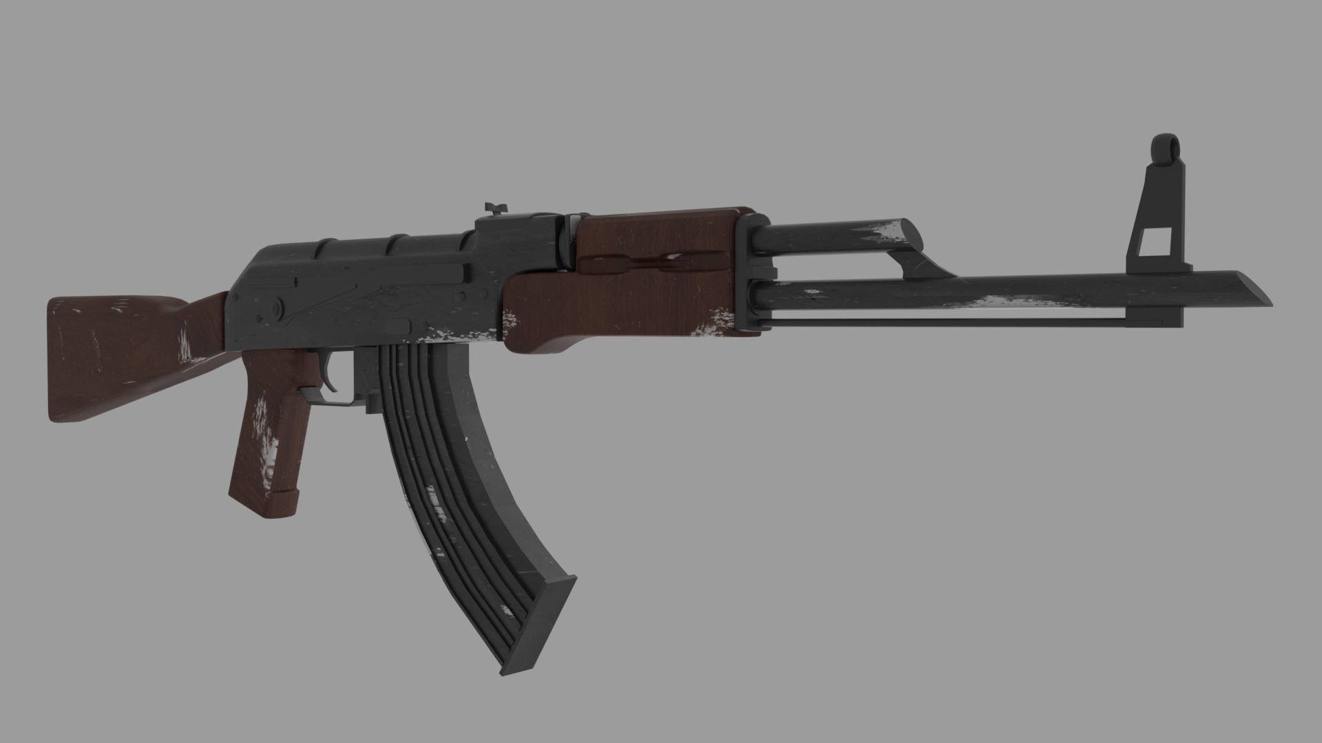 battle scared ak 47 - Works in Progress - Blender Artists Community