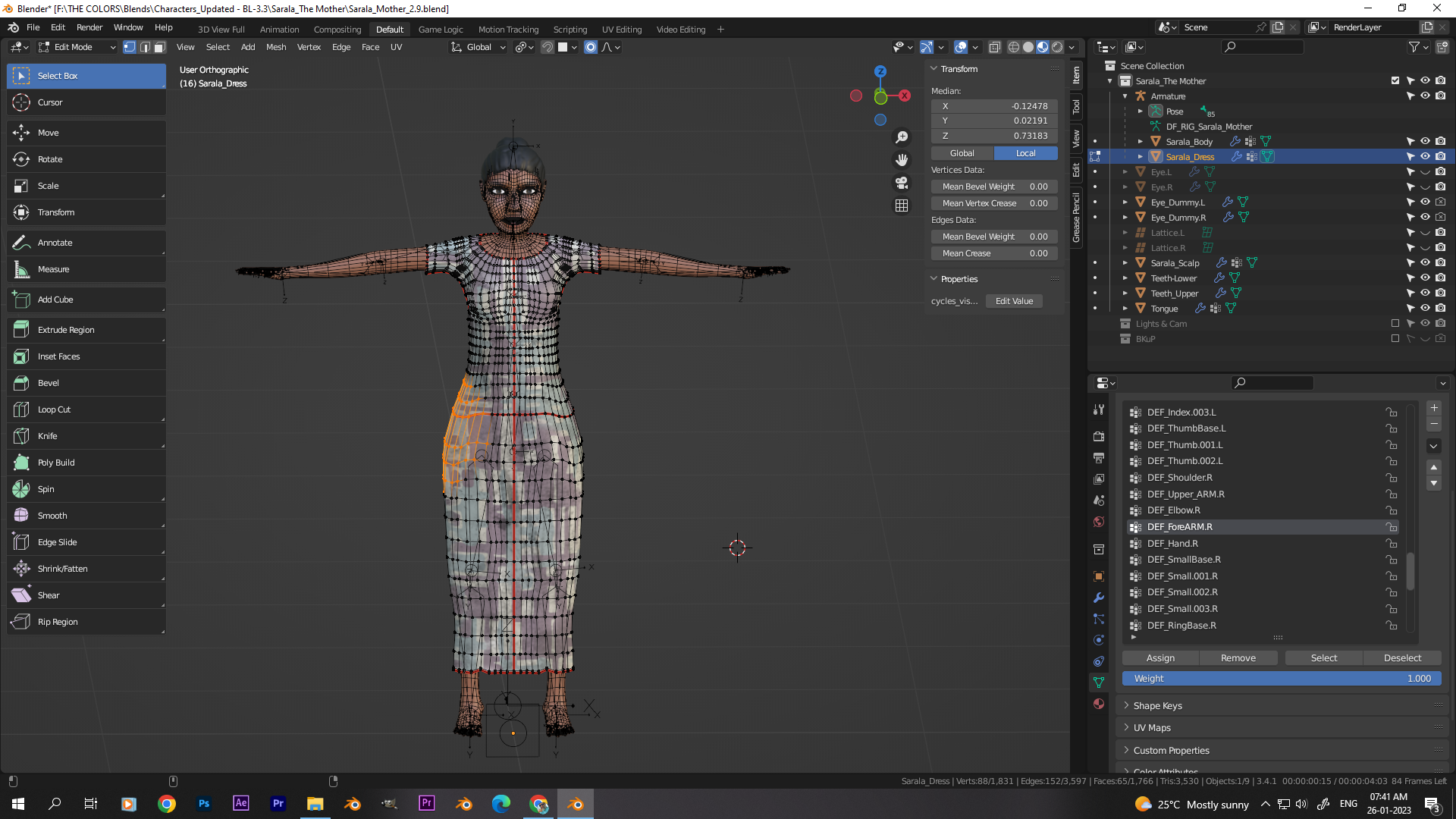 Blender 3.4 - Rigging - automatic weights - goes crazy - Animation and ...