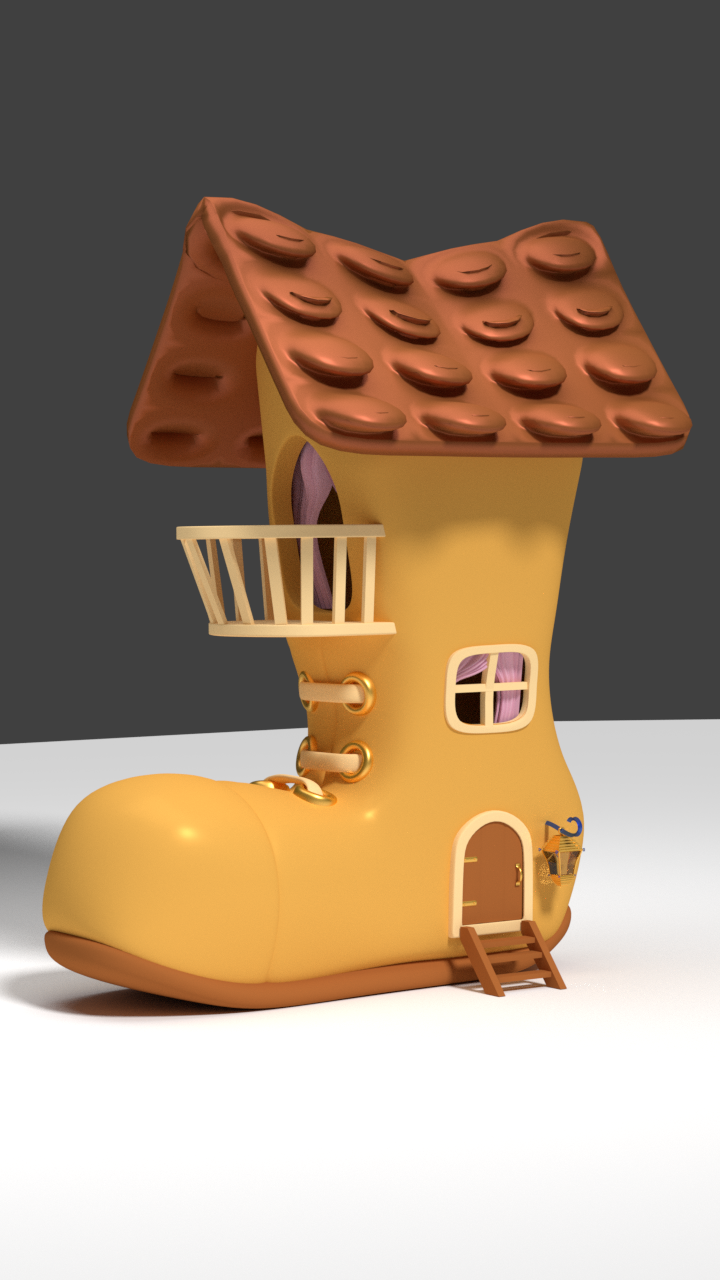 shoe house - Finished Projects - Blender Artists Community
