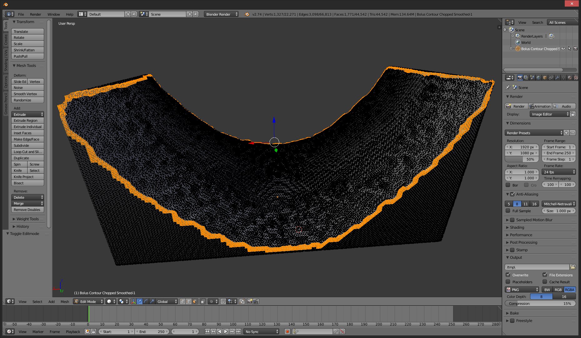 Smoothing Along A Loop - Basics & Interface - Blender Artists Community