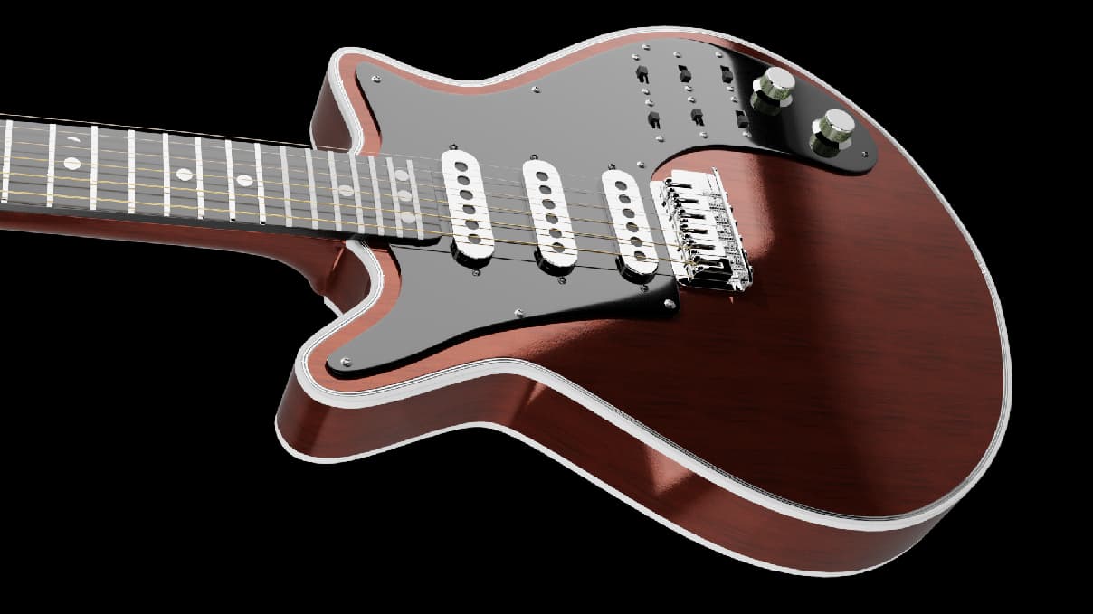 The Red Special Guitar (Made and played by Queen's Brian May 