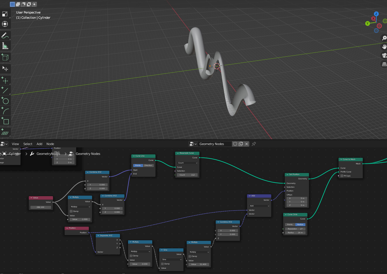 Geometry nodes curve to mesh issue - Modeling - Blender Artists Community