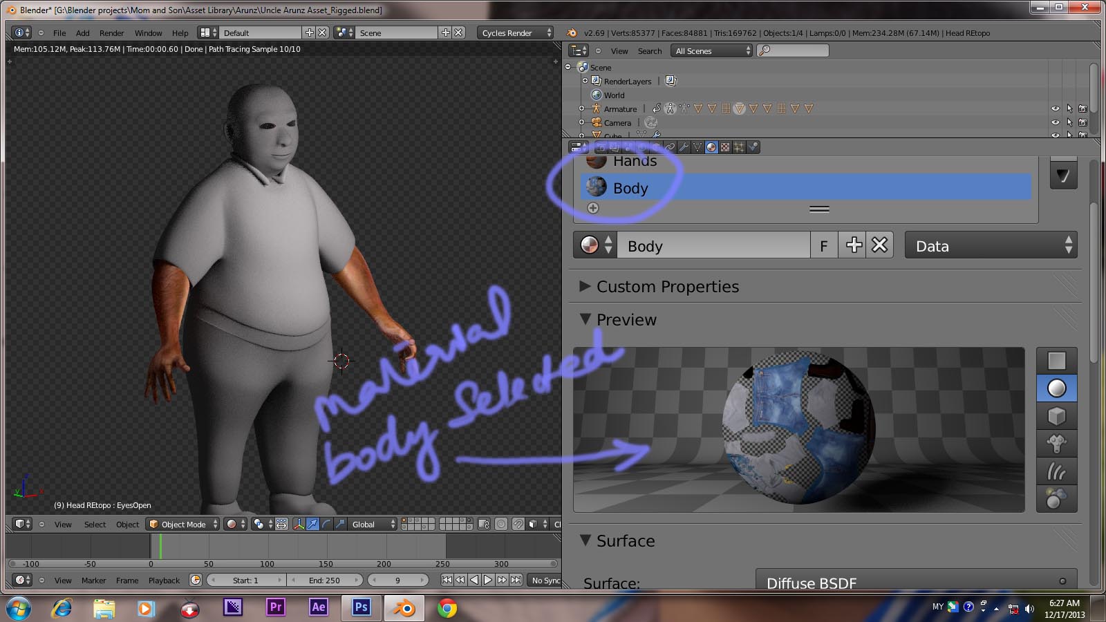 missing texture while joining meshes - please help - Materials and ...